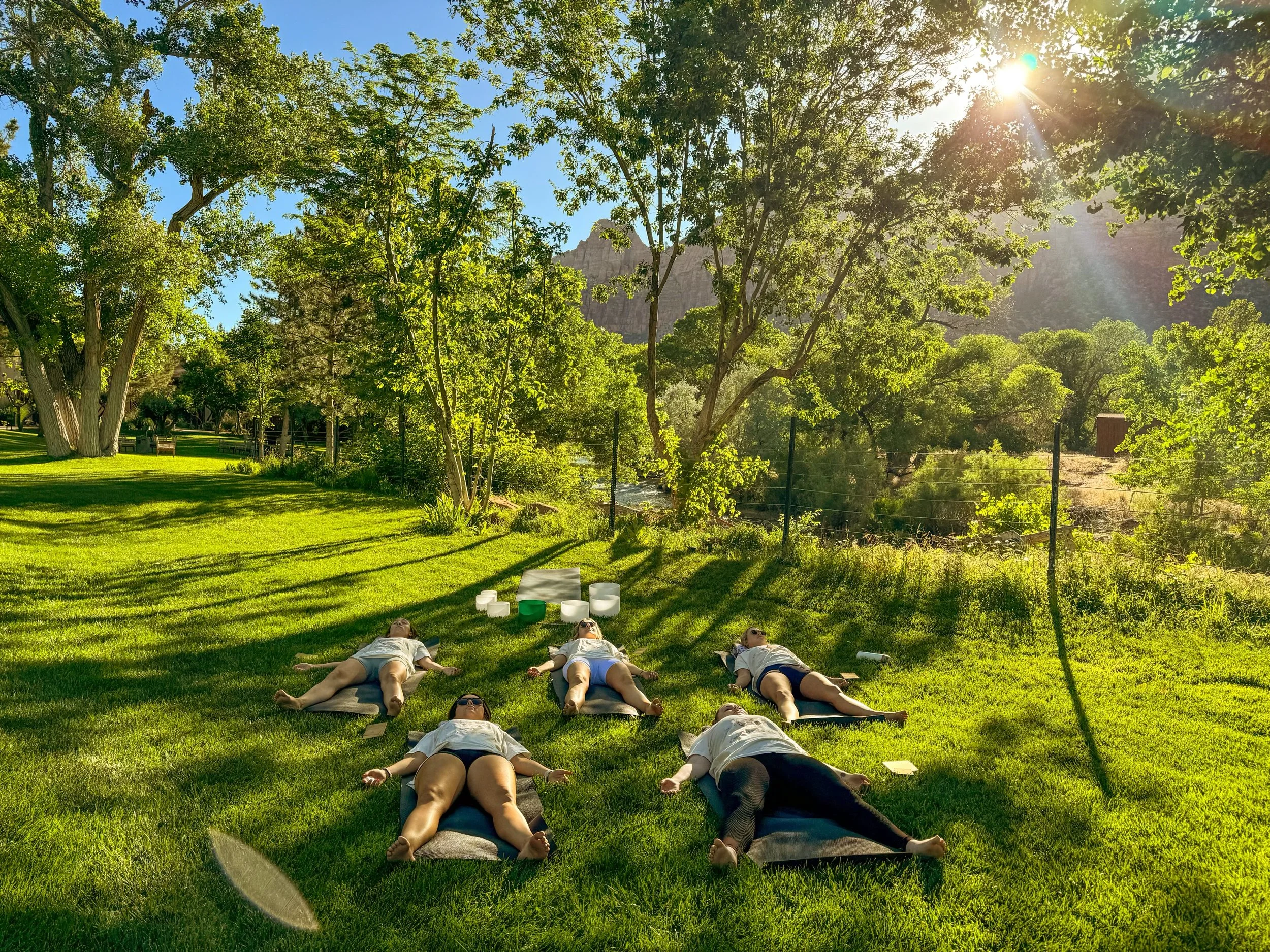 Springdale Utah Outdoor Yoga