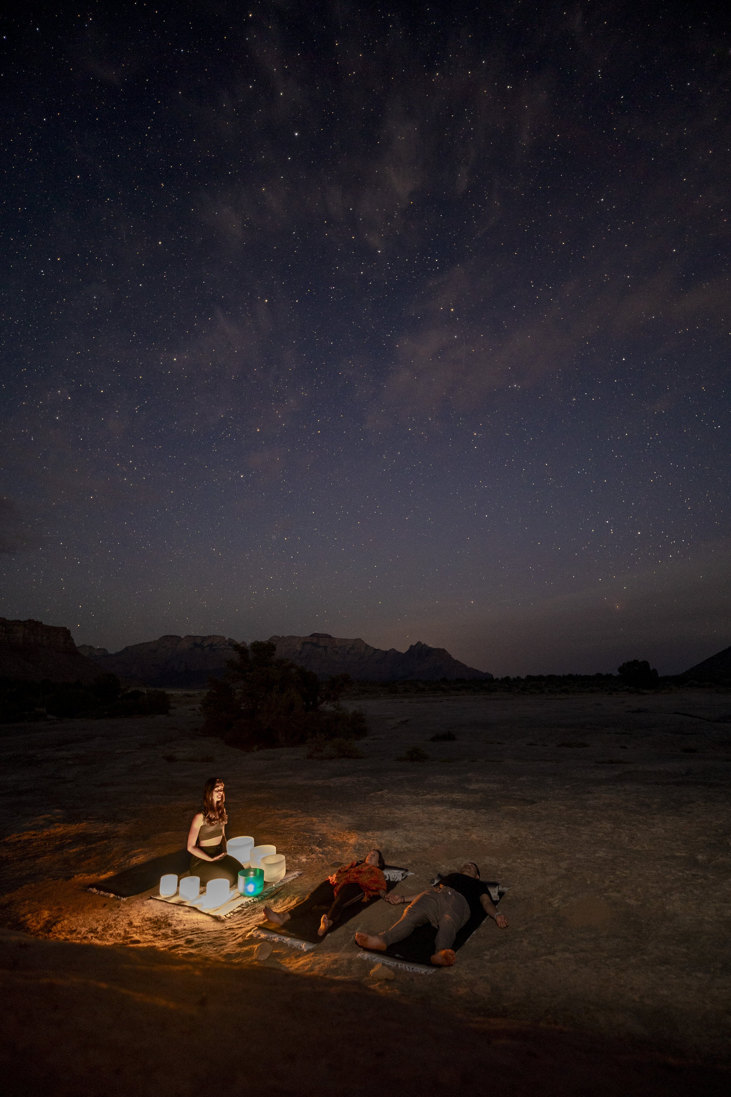 Yoga Meditation Beneath The Stars Zion Utah