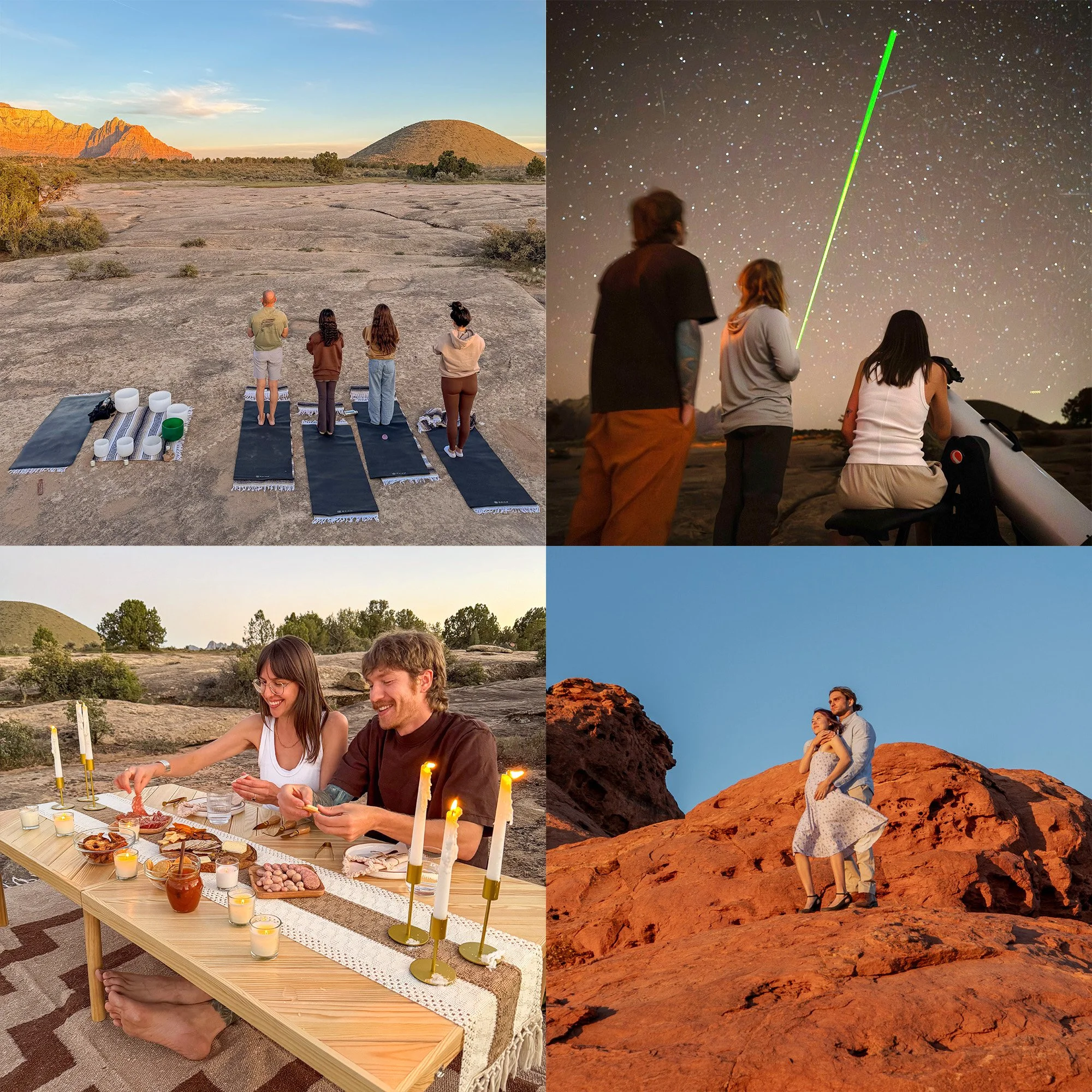 Yoga + Stargazing + Photoshoots + Picnics in Southern Utah
