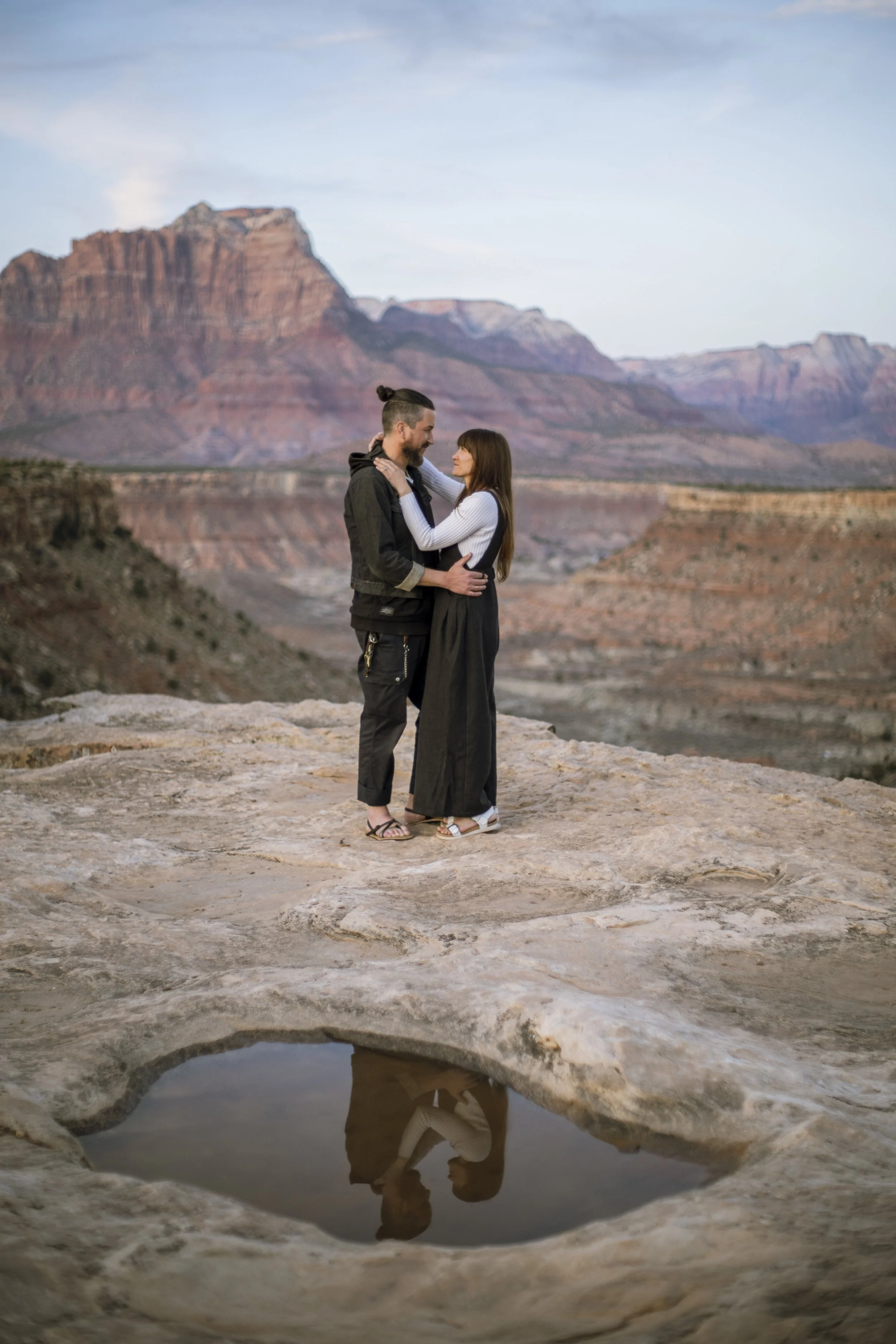 Couples Engagement Photoshoot Zion National Park Utah