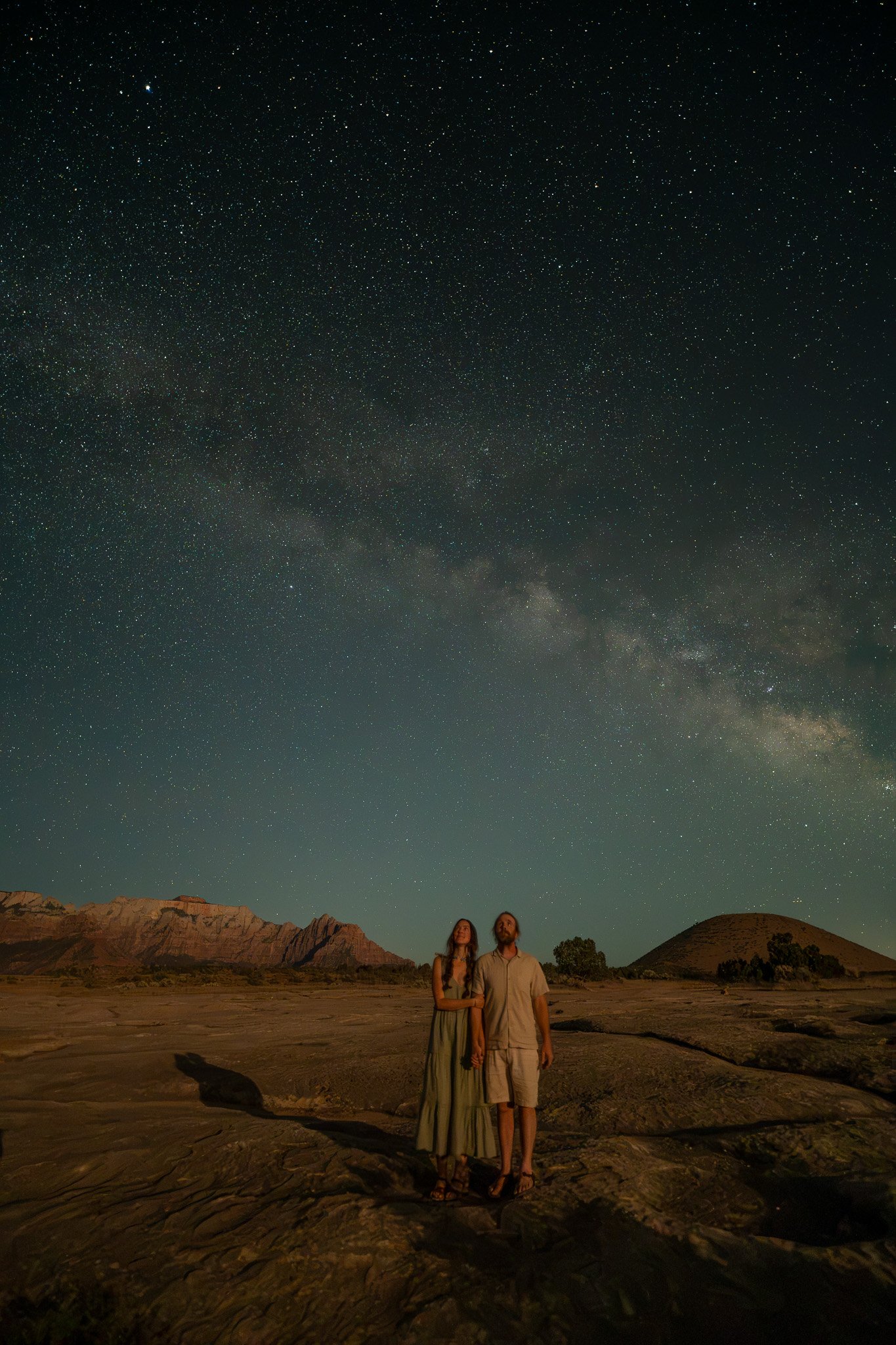 Stargazing in Zion National Park Utah
