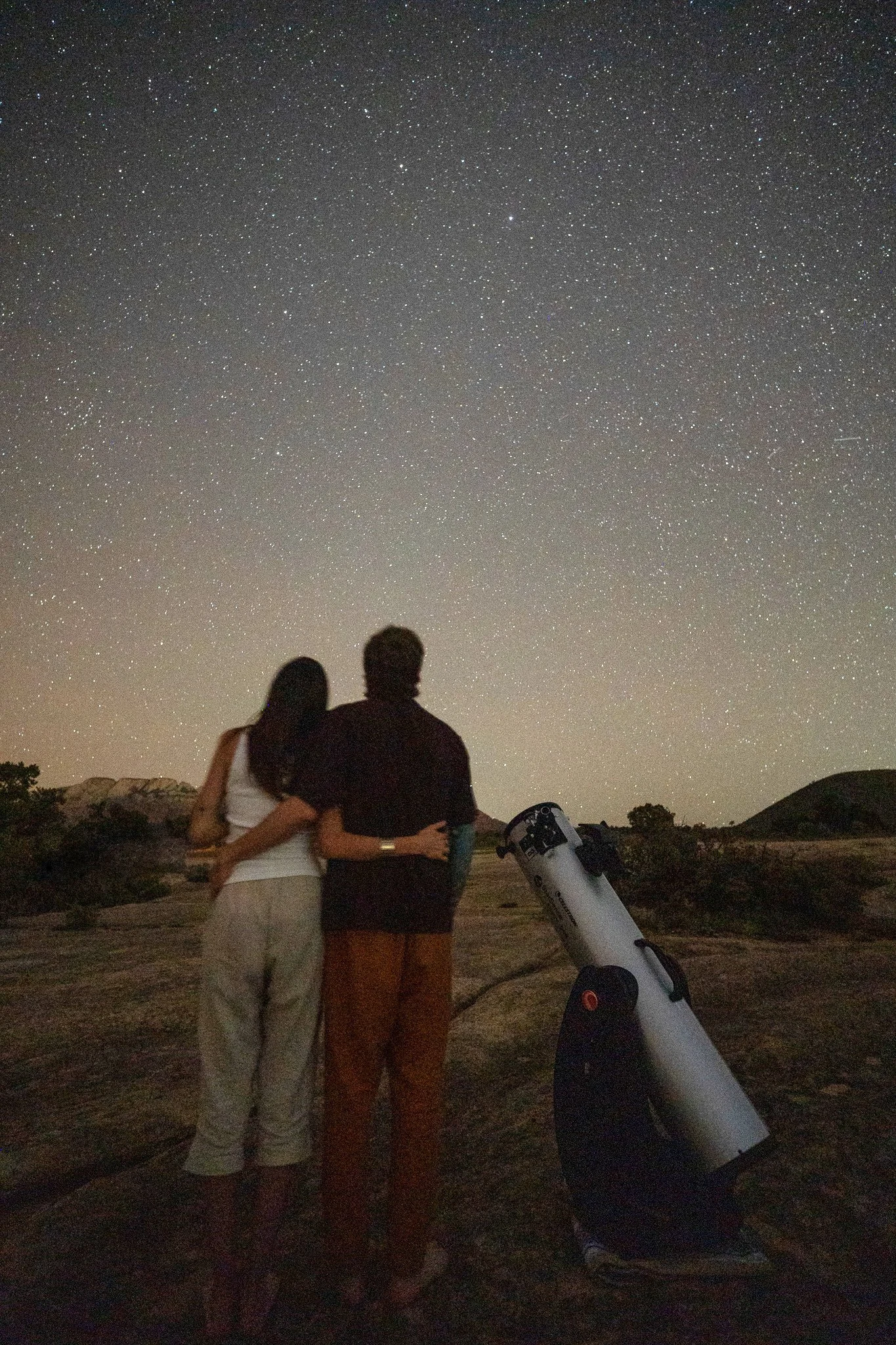 Zion Telescope Stargazing Dark Skies Utah Couples Activity