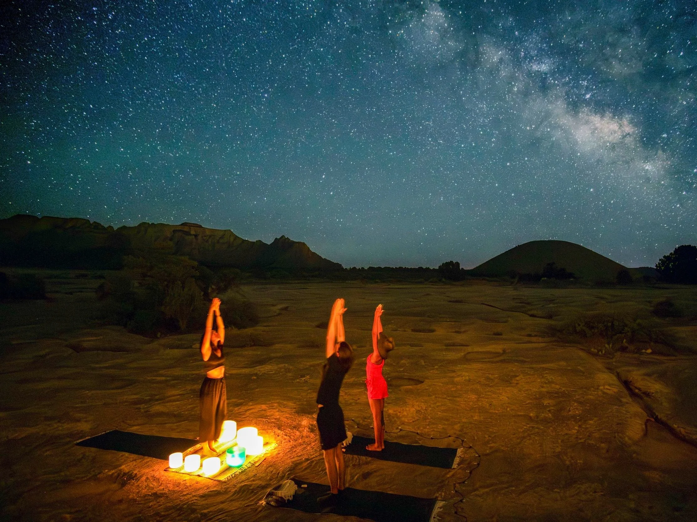 Yoga Meditation Stargazing Southern Utah