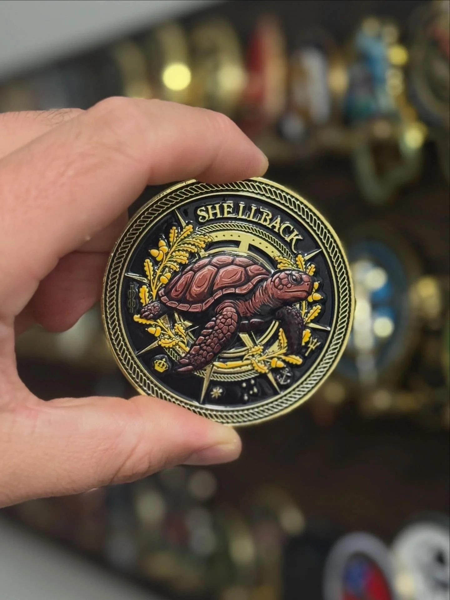 Shellback – “Crossed the Line” Challenge Coin