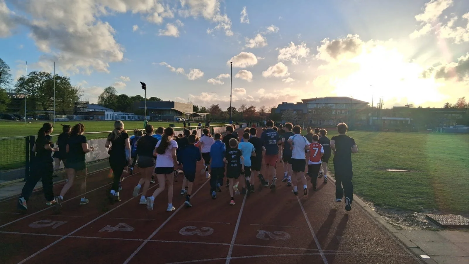 A brief race update and reminder of upcoming dates.