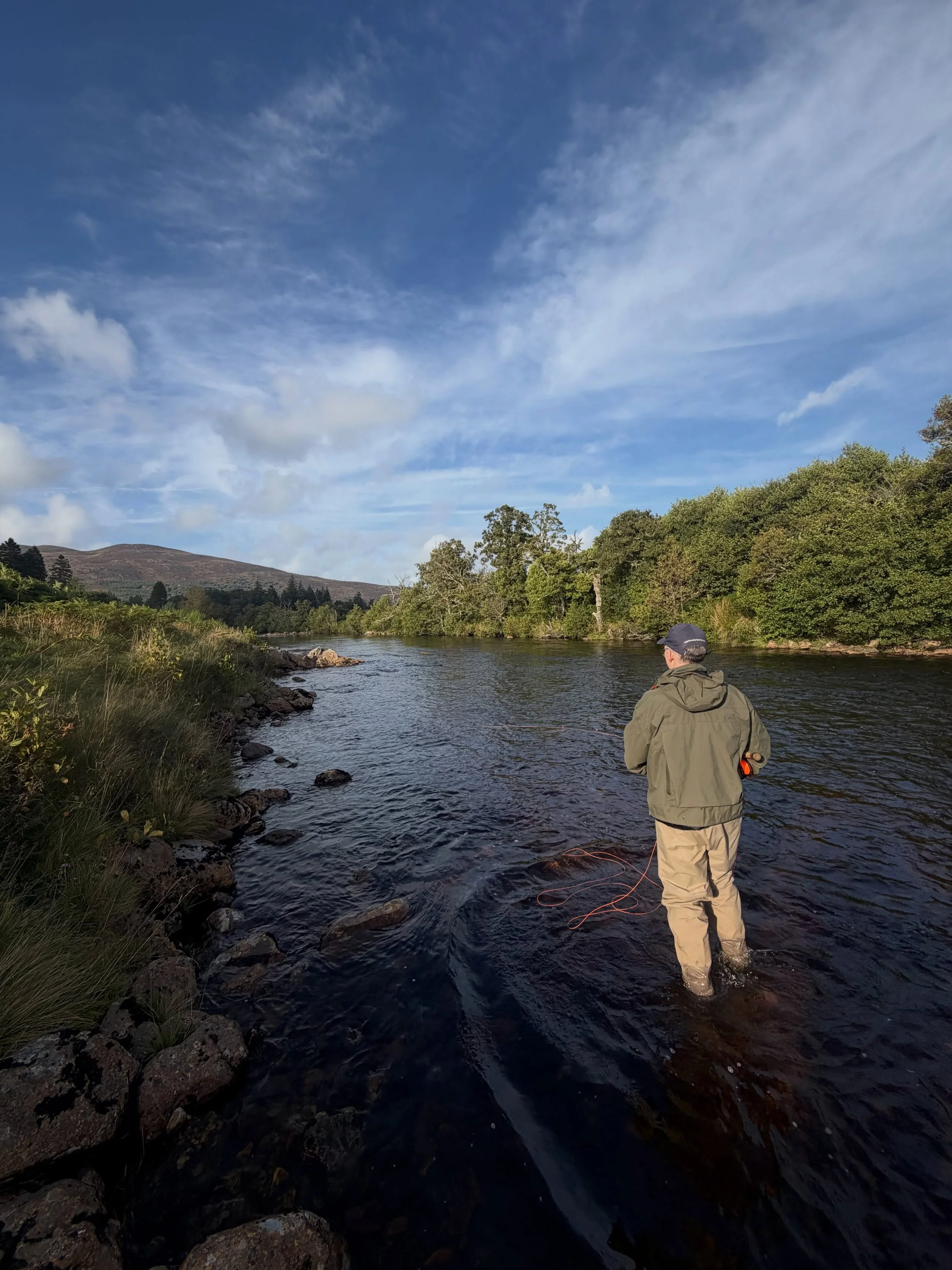 A recent salmon fishing adventure to the far north of Scotland. We had all the conditions imaginable, from relentless driving rain and angry water to bright sun, summer low water and extremely early starts!

Good numbers of salmon and sea trout aroun
