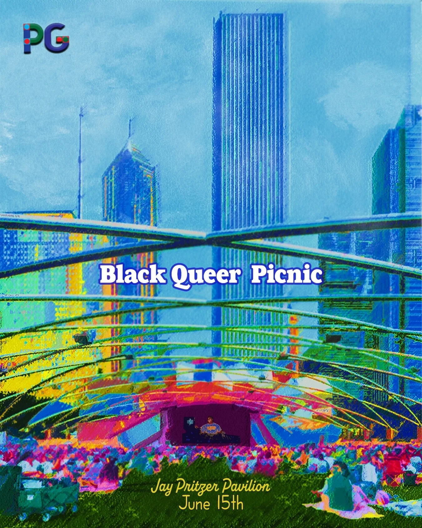 Looking for friends to picnic at a @millennium_park concert this summer? Look no further. We, thee Black Queers&trade;️, will be packing out the park, front + center, ready to celebrate @djcashera as she rocks the amphitheater. 

When we look at the 