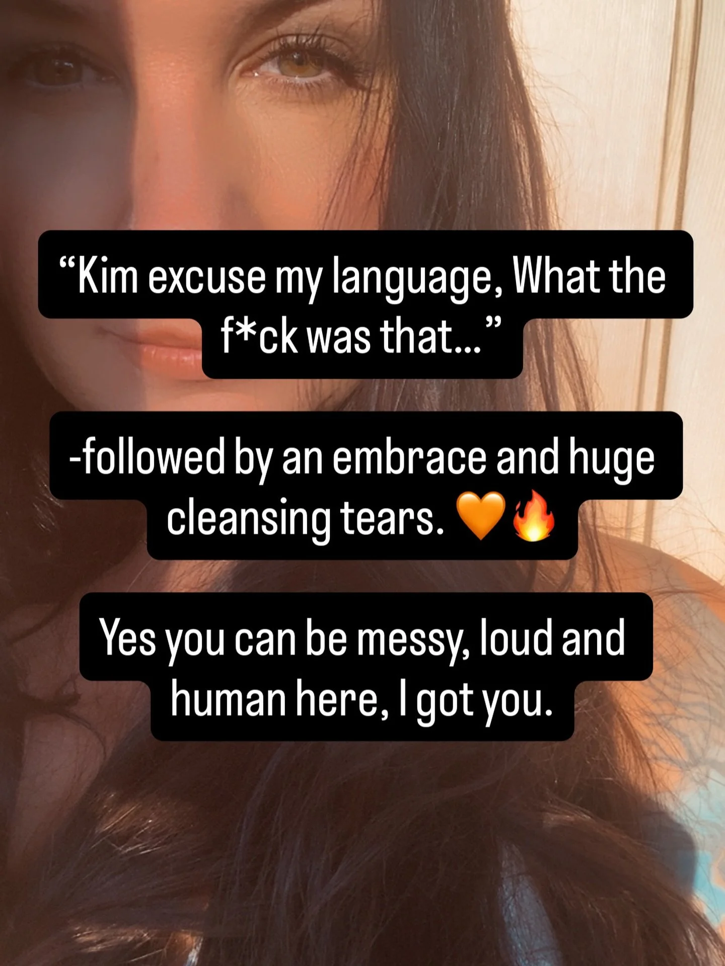 Sometimes there and words.

Sometimes there are not.

I have space for them both. 🧡🙏

Know that In sessions, you don&rsquo;t have to have a goal or expectations, you can just arrive as you are and be held. Allow me to meet you where you are at, and