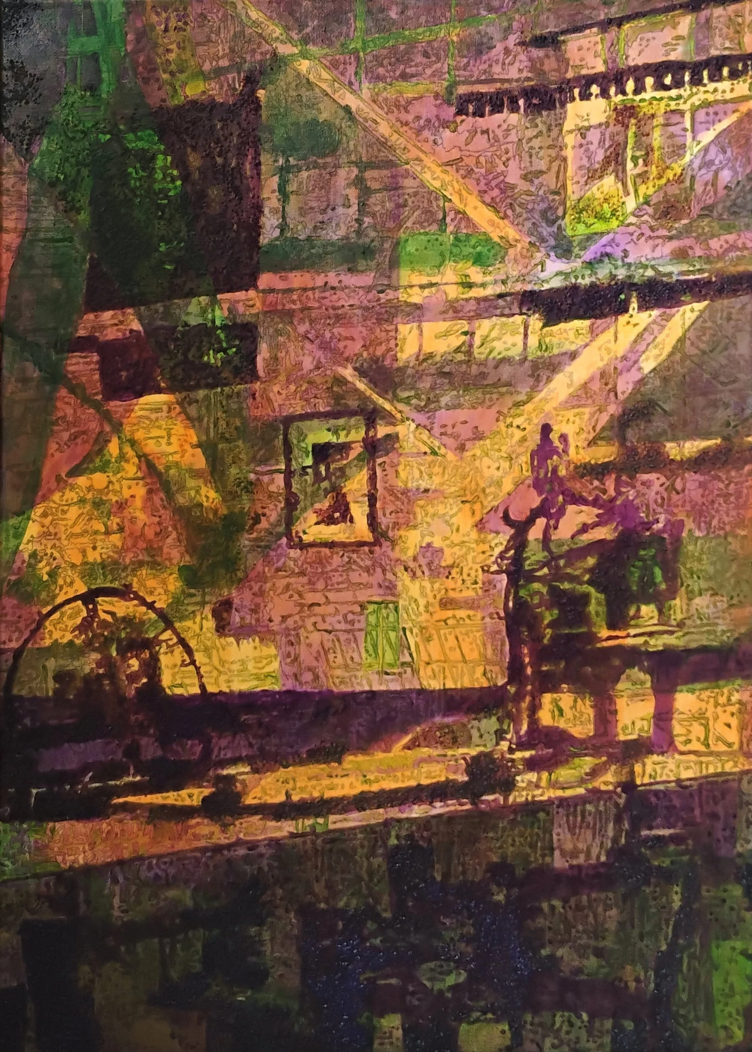 Print Room 3, acrylic on canvas, 50x70cm