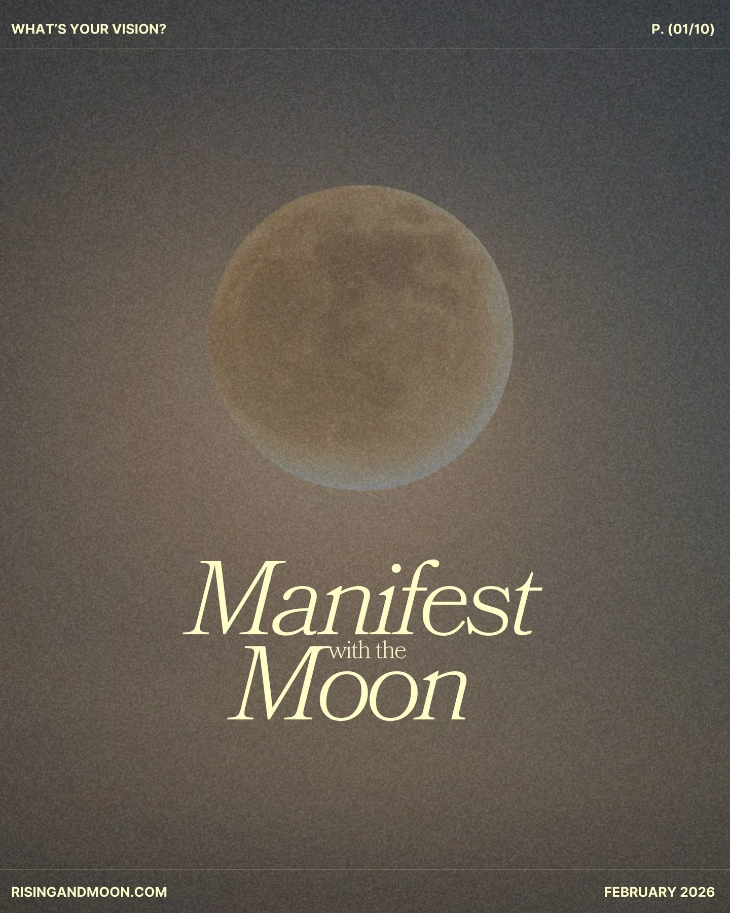 Manifest with the Moon this February&hellip; ✨
 
As the moon moves through its lunar cycle, each month carries with it a different rhythm for us to find intention &amp; opportunities for growth 🪄
 
Manifest with the Moon every month, in alignment wi