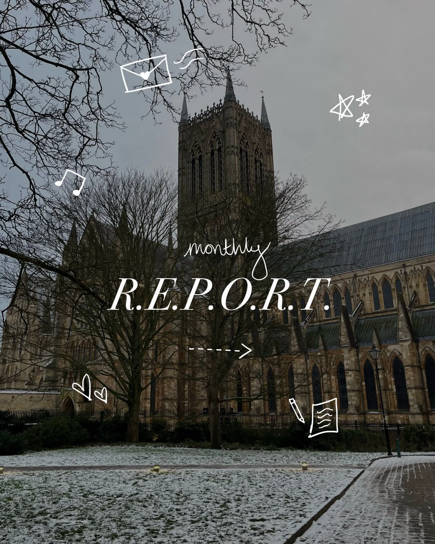 Our first Monthly R.E.P.O.R.T of 2026, for January 💌❄️
 
Finally got round to reflecting on the start of our year &amp; our fave parts of Jan! 🥹
Here&rsquo;s everything we got up to in the 1st month of 2026:
 
🪾R (reading) ~ this one isn&rsquo;t f