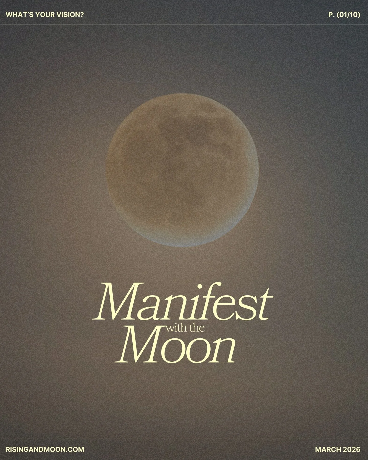 Manifest with the Moon this March&hellip; ✨
 
As the moon moves through its lunar cycle, each month carries with it a different rhythm for us to find intention &amp; opportunities for growth 🪄
 
Manifest with the Moon every month, in alignment with: