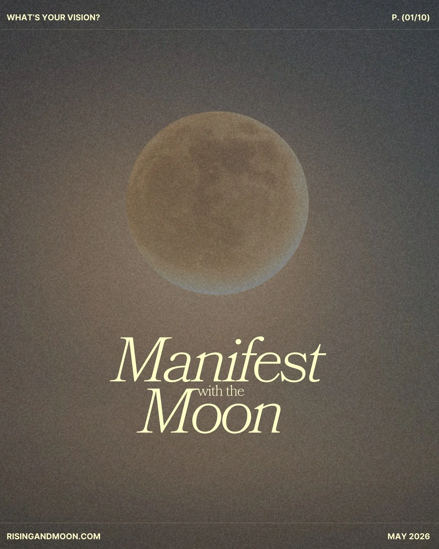Manifest with the Moon this May&hellip; ✨
 
As the moon moves through its lunar cycle, each month carries with it a different rhythm for us to find intention &amp; opportunities for growth 🪄
 
Manifest with the Moon every month, in alignment with:
?