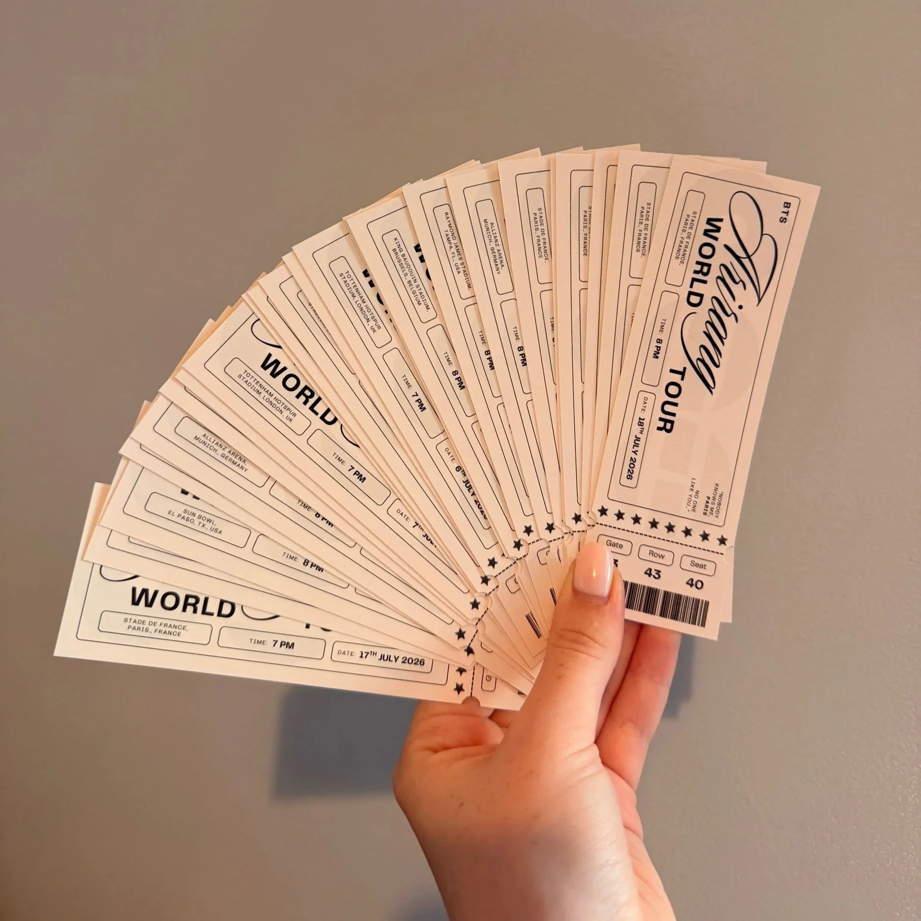 EXTRA CONCERT TICKET