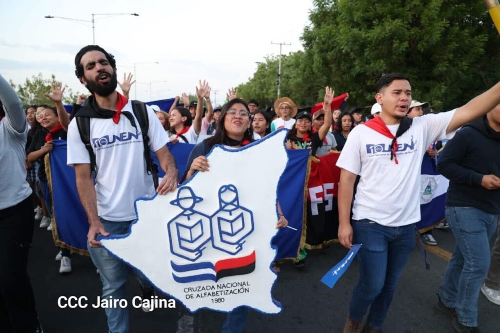 Nicaragua’s 1980 literacy crusade, part of building a new society based on equality, well being, &amp; social justice