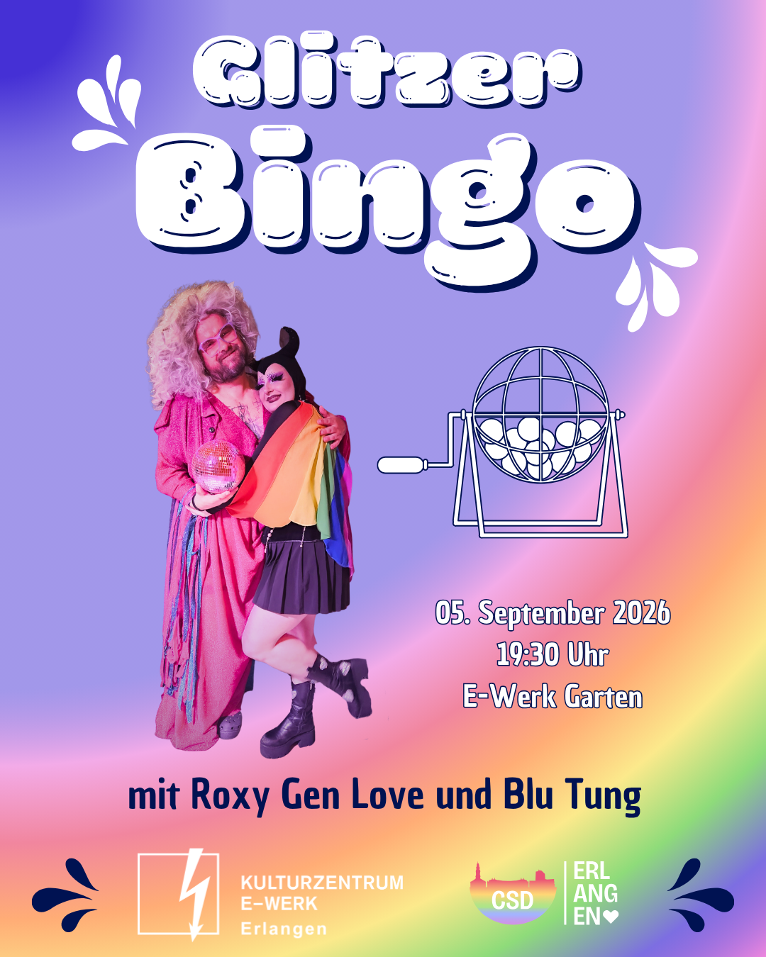 Glitzer Bingo