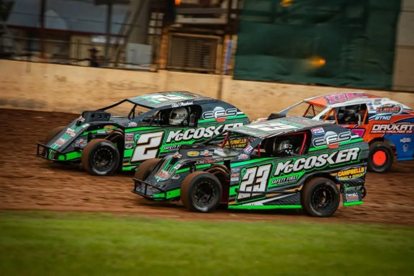 CJS SITE SOLUTIONS
Kingaroy Speedway 12.04.25

Rain Rain go away!
We managed to get 2 heats in last night before the whole show had to be cancelled! 

First heat I went nowhere fast! The car just wouldn&rsquo;t stay going. Pushed off to the infield t