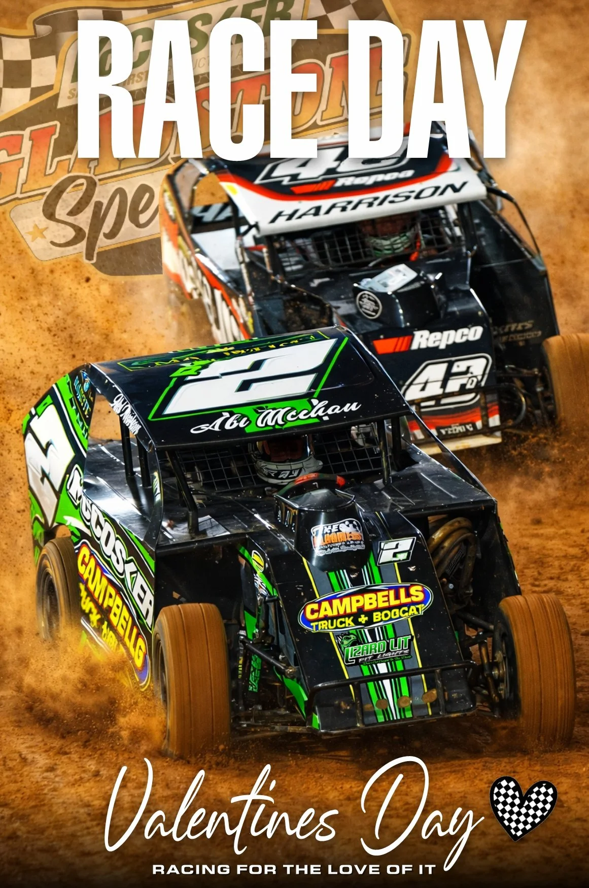 HOMETOWN RACE DAY!
Rnd 2 of the 2026 Everyday Finance Solutions Ultimate Modlite Series
Gladstone Speedway 14 Feb 2026

Both the Q2 Abi Meehan &amp; Q23 Lachlan Gardner modlites are back for Rnd 2.
Make sure you head to the pits to say hello and grab