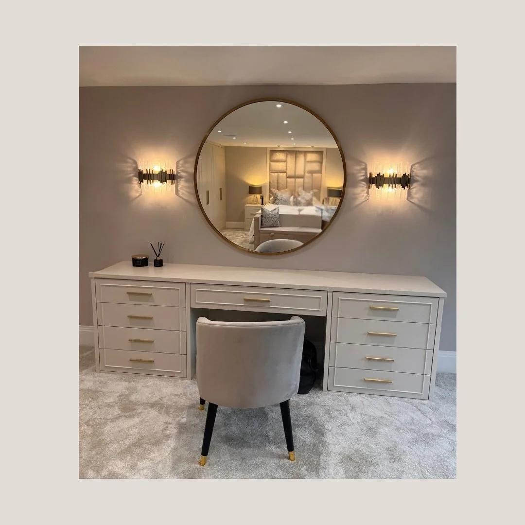 The prettiest powder pink for our clients master bedroom suite 🤍  #interiordesign #duskypink #bedroomdesign #yorkshire #interiordesigner