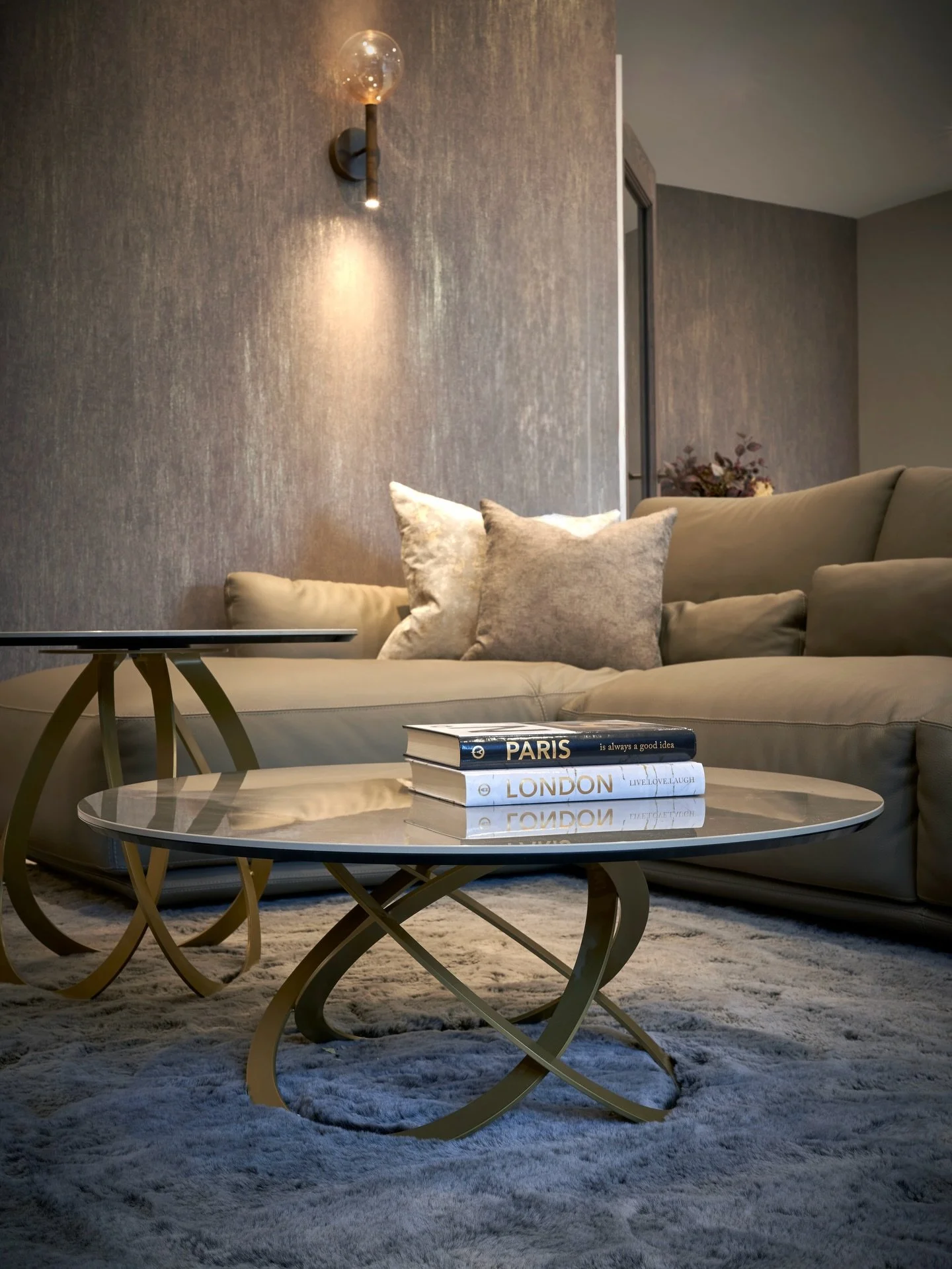 As part of a full house design, this snug was created for a lovely client, featuring Italian designed and made furniture, layered with soft lighting, rich textures to form a warm, cocooning space with a calm, refined sense of luxury. 

#interiordesig