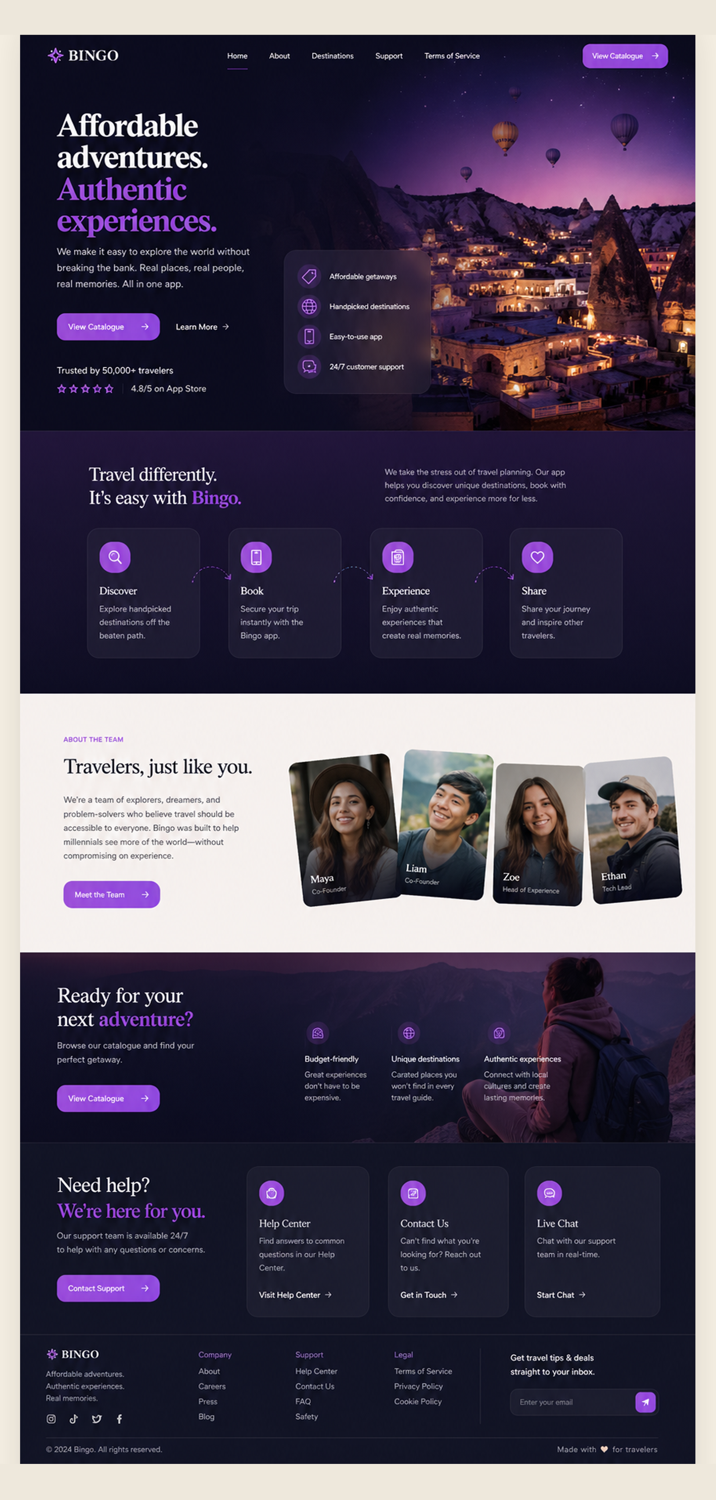 BINGO - Authentic Experiences