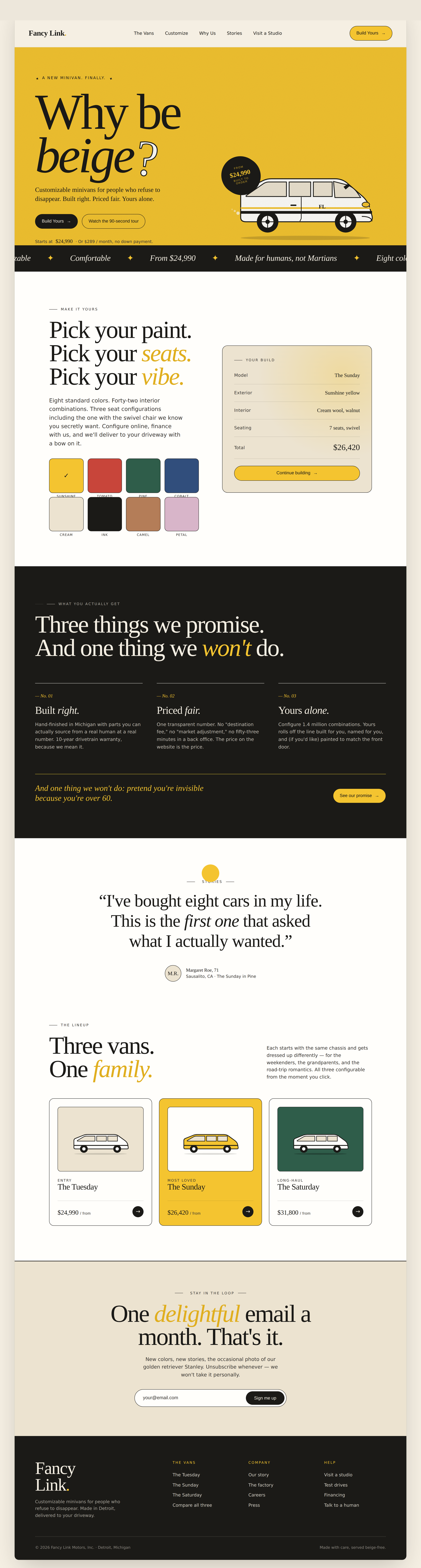 Fancy Link - Minivans