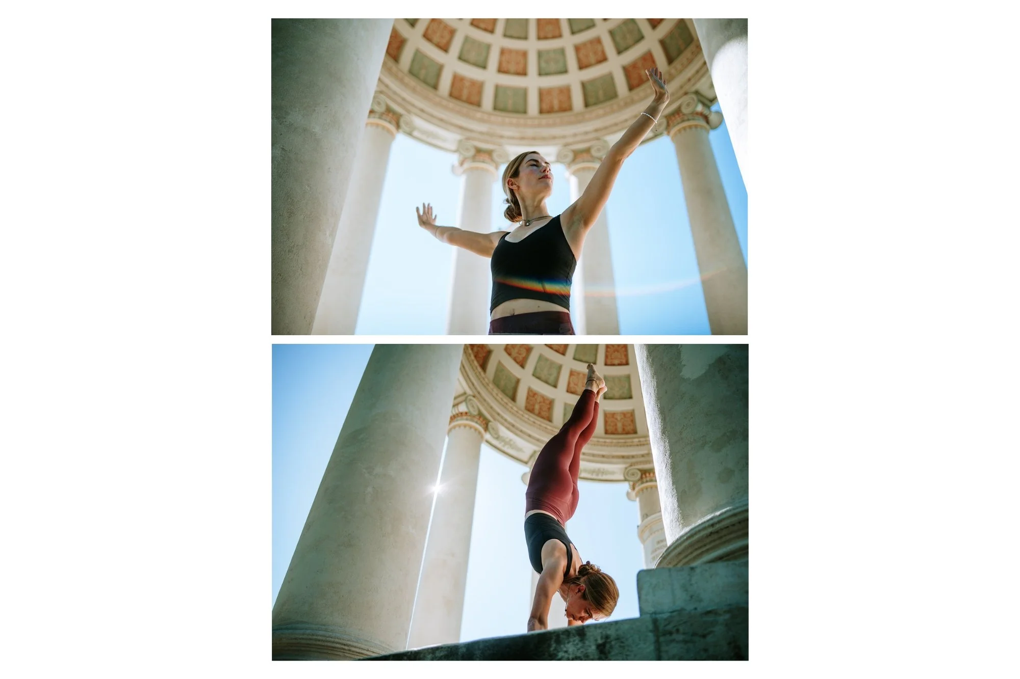 Dynamisches Personal Branding Shooting mit Bewegung und Architektur, natürliche Fotografie von Lebenskunst Photography