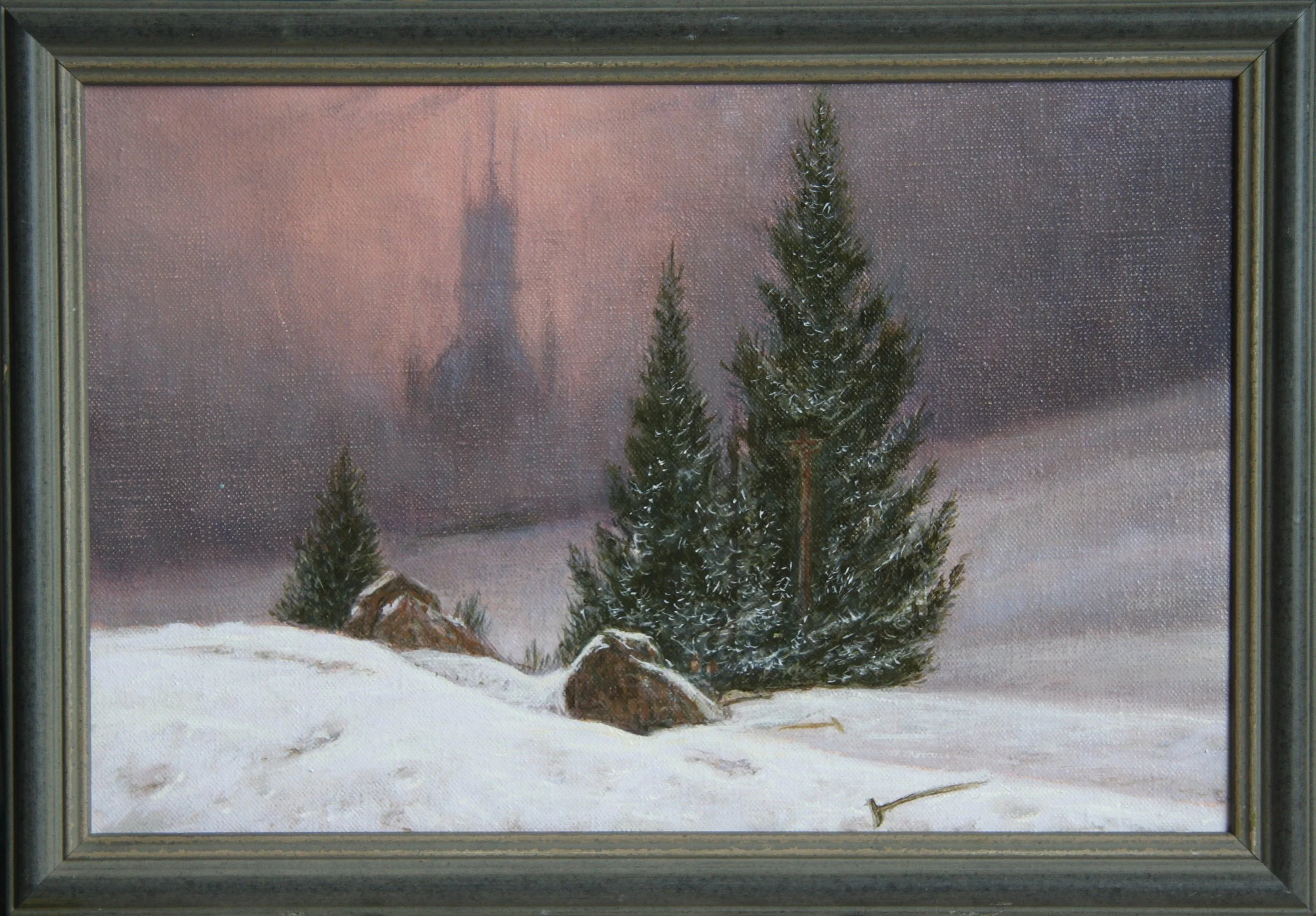 Caspar David Friedrich. Winter Landscape.