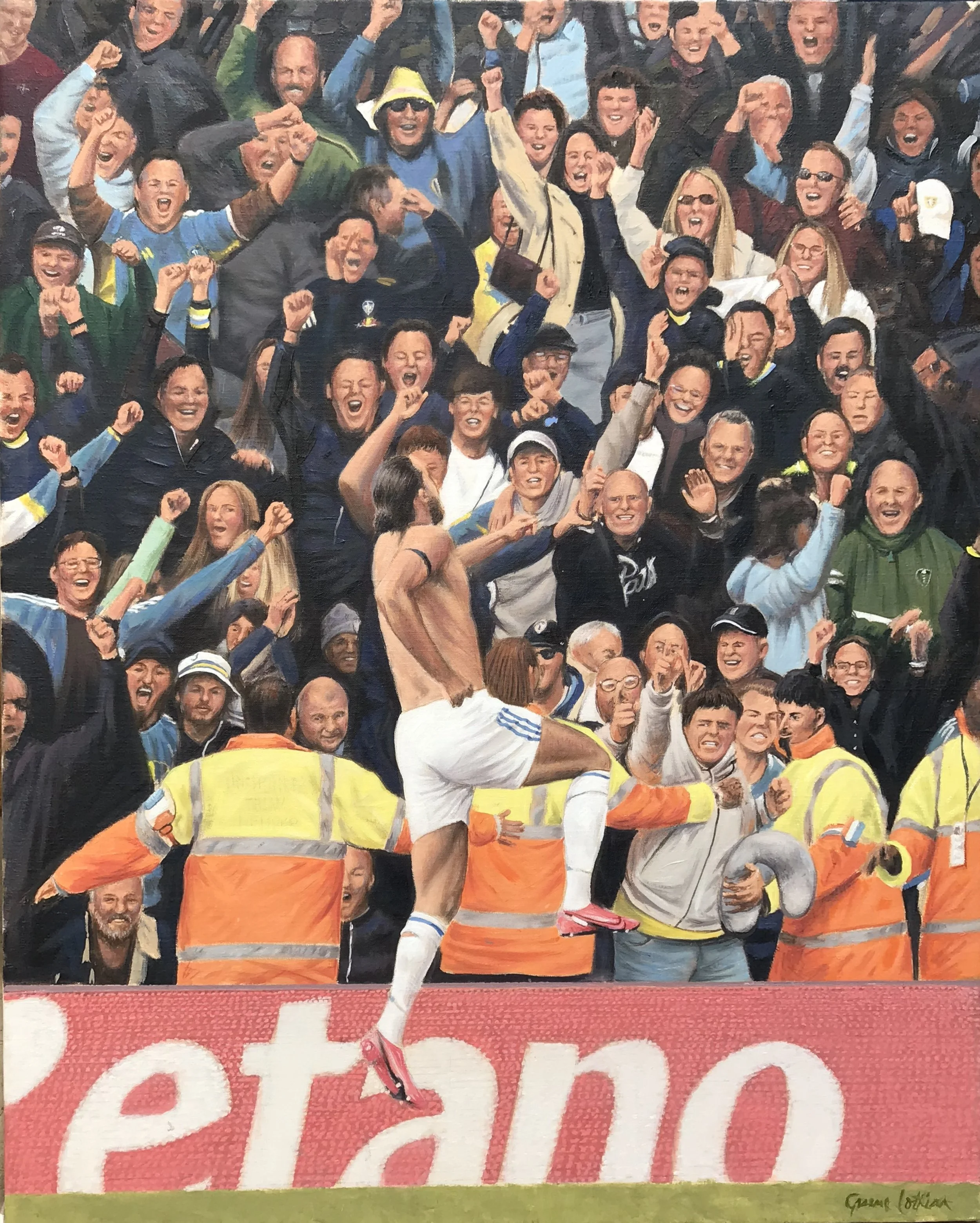 Leeds Utd. Dominic Calvert-Lewin (DCL) scoring at Elland Road 2025-26 season at the end of the last game at home against Brighton.