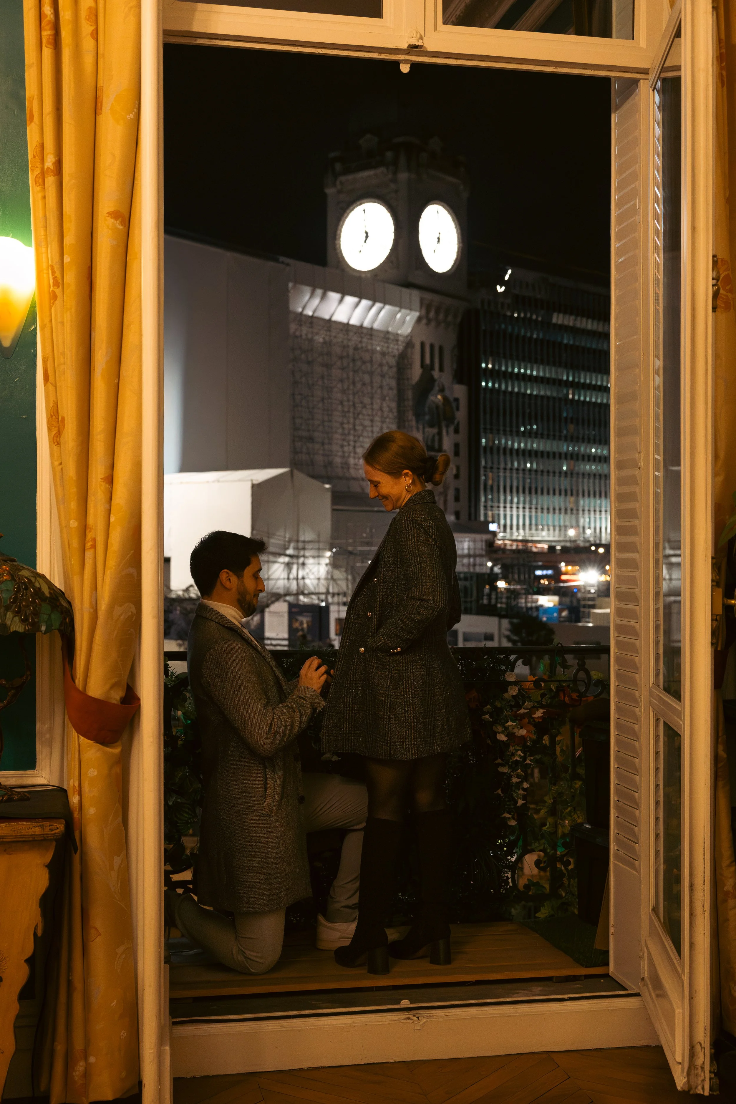 Demande en mariage à Paris