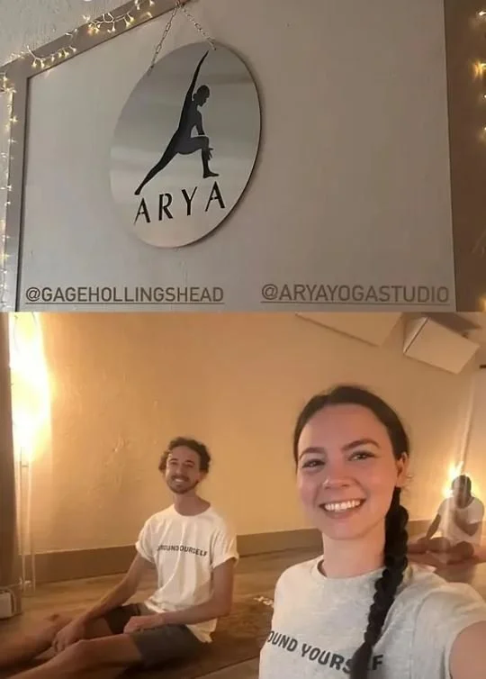 selfie with alexis at arya yoga studio hollidaysburg.JPG