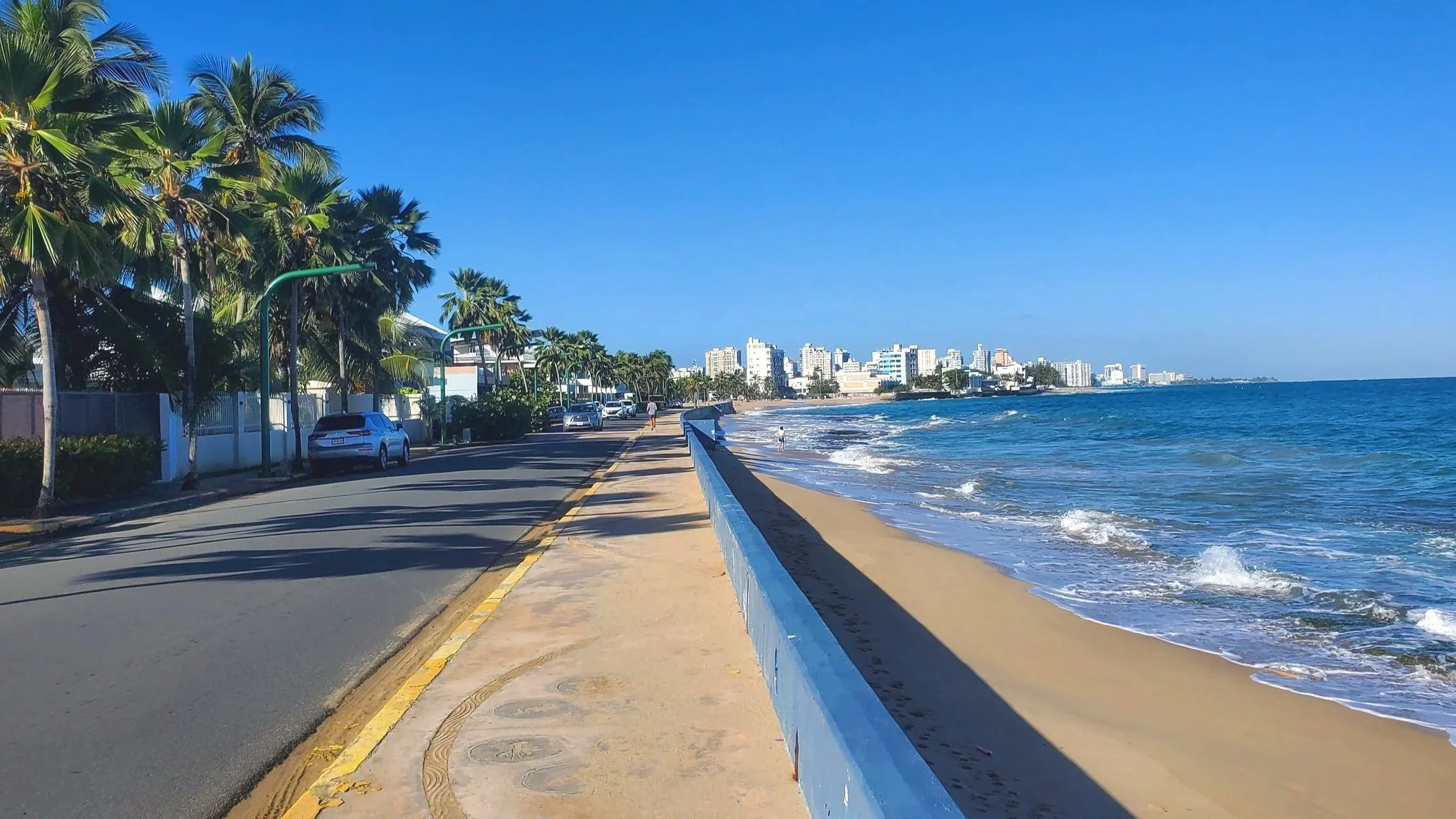 walkway beside the beach san juan puerto rico