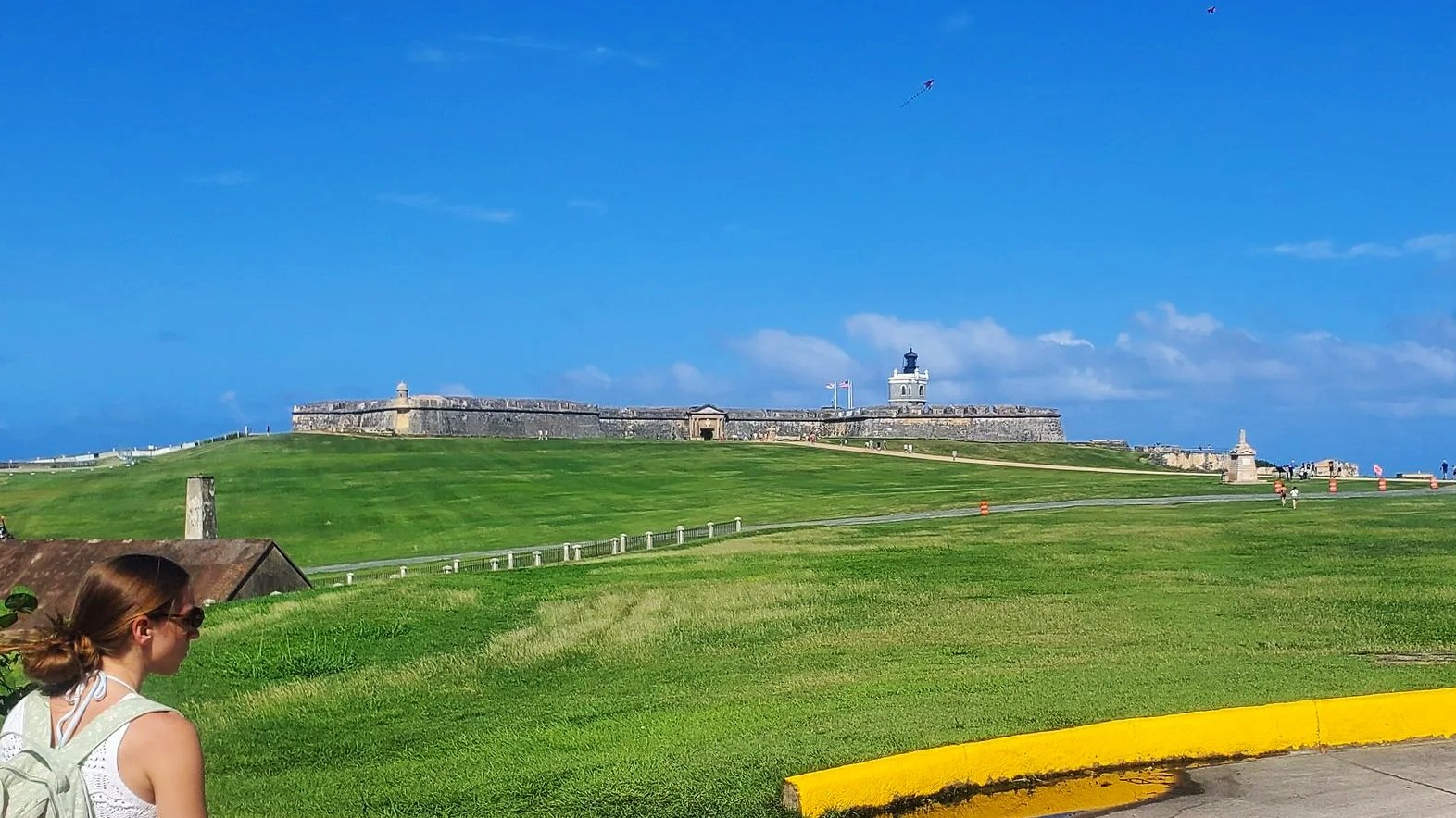 old san juan castle lawn puerto rico
