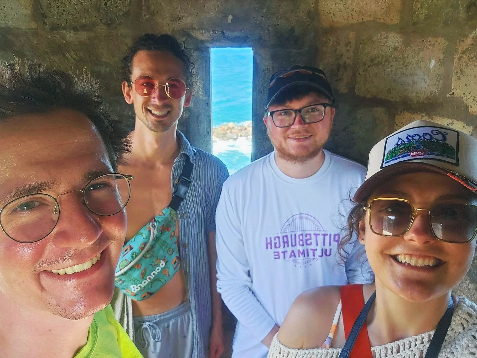 selfie at old san juan castle puerto rico