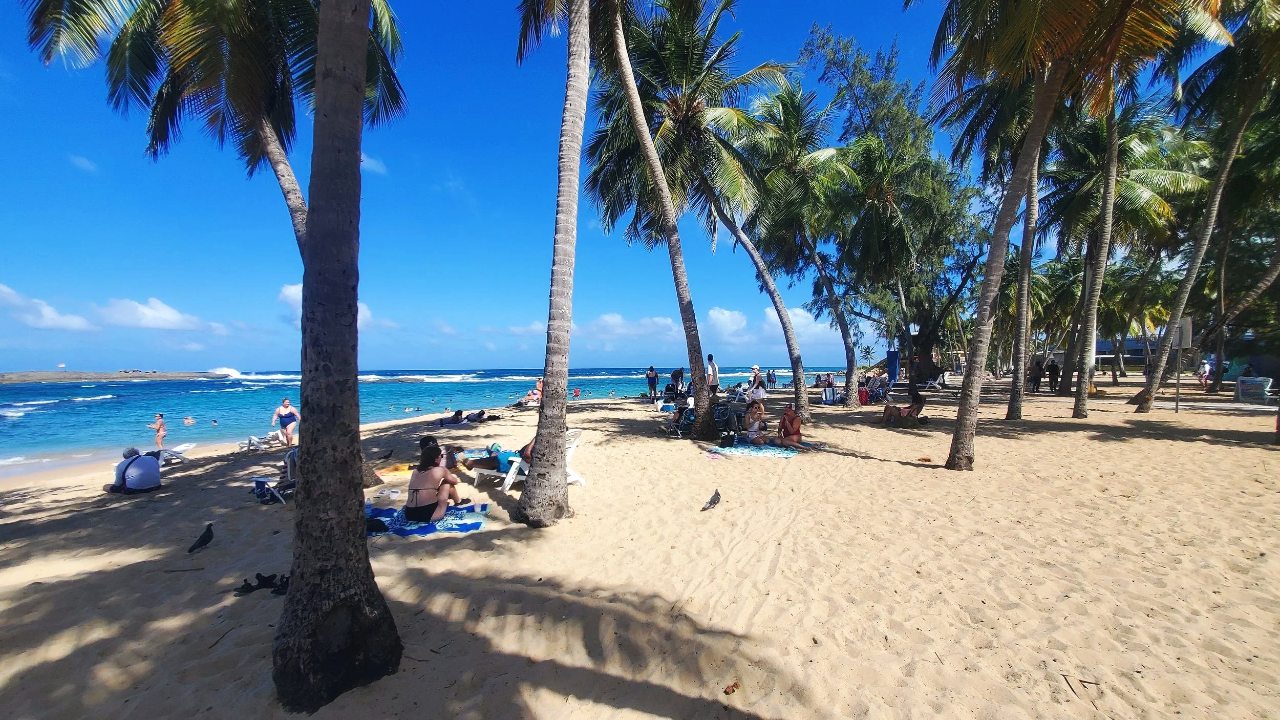 sandy spot at escambron beach san juan puerto rico
