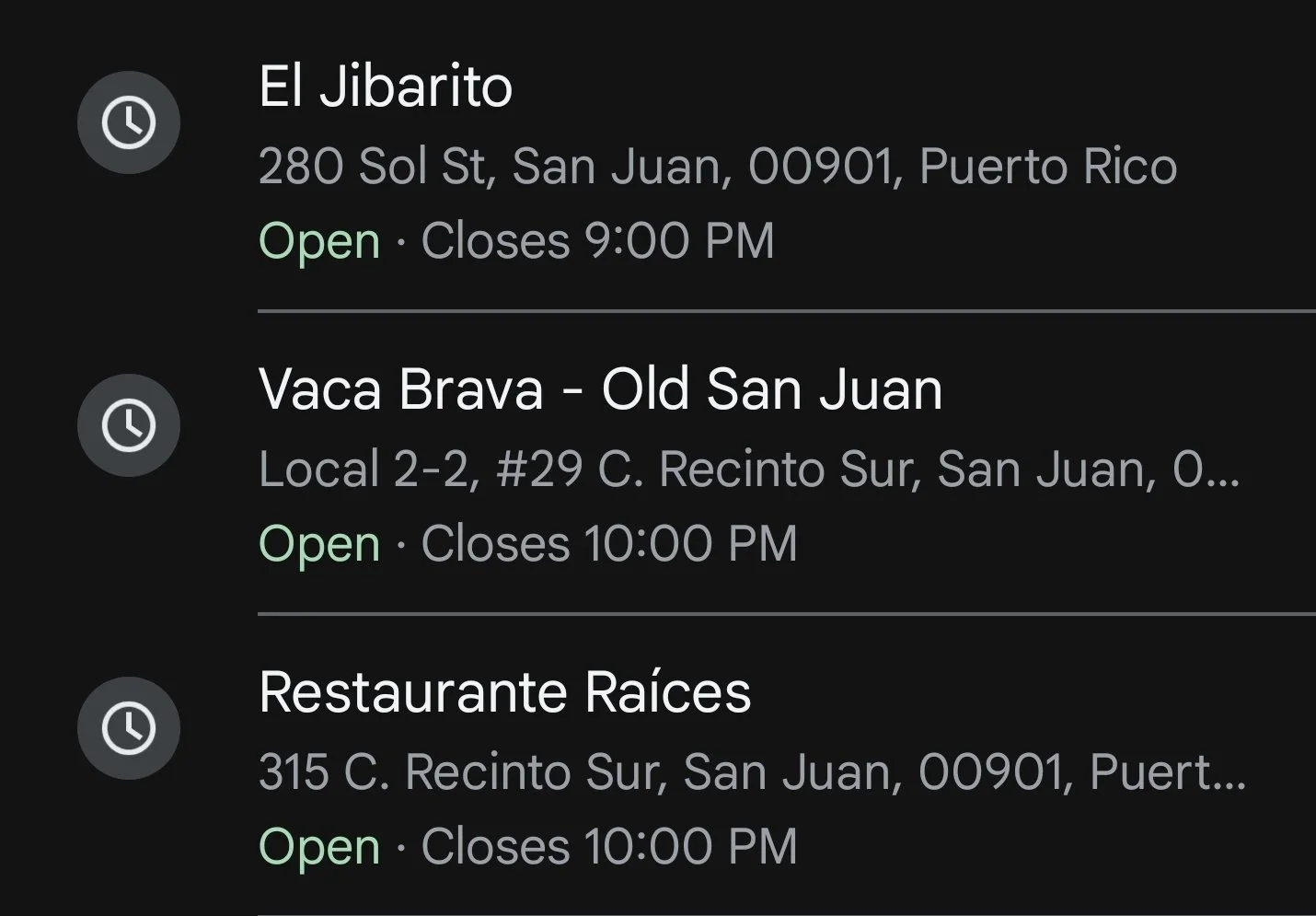 restaurant options in old san juan puerto rico