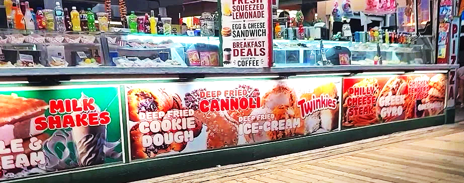 menu of food options at wildwood new jersey boardwalk.png