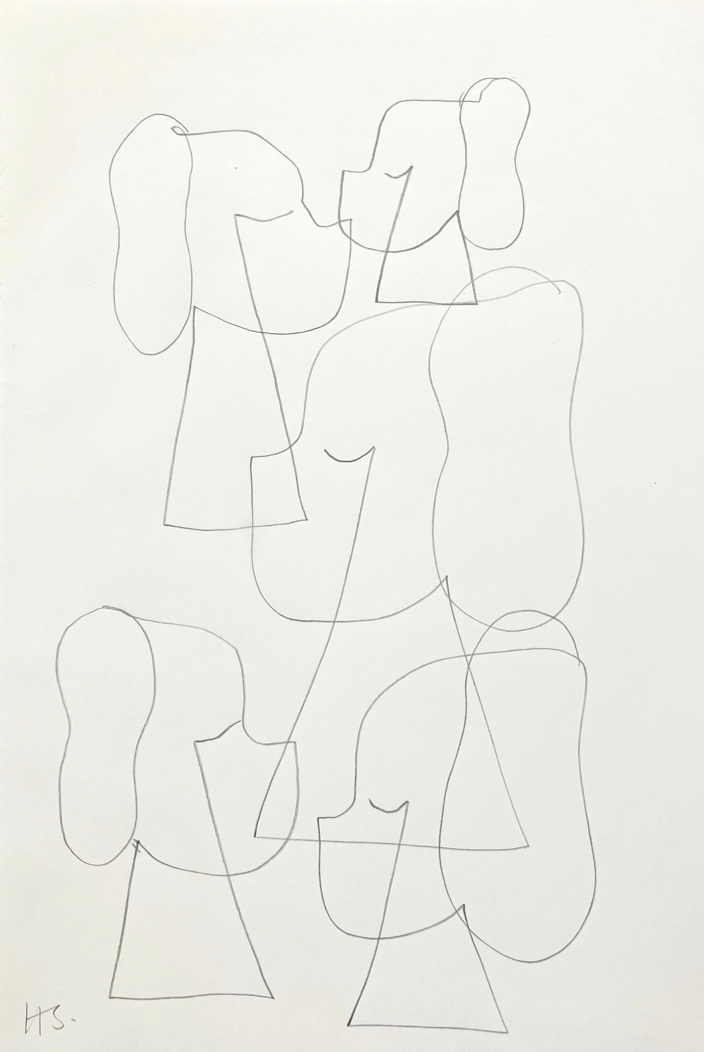 KEY II 2026 Pencil on lightweight paper 29.5 x 19.8 cm