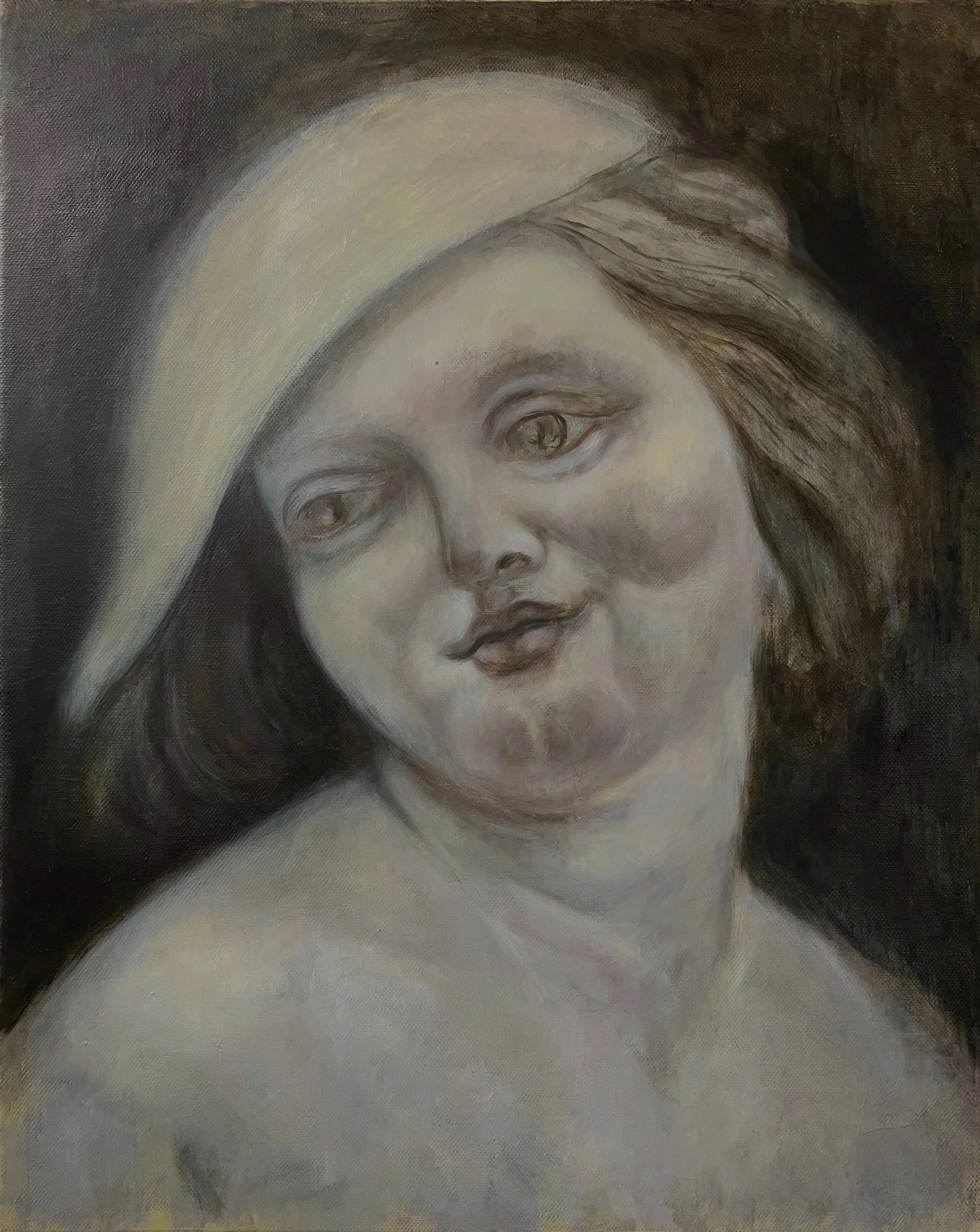 NO REGRETS 2023 Oil on canvas 51 x 40.5 cm (20 x 16 in)