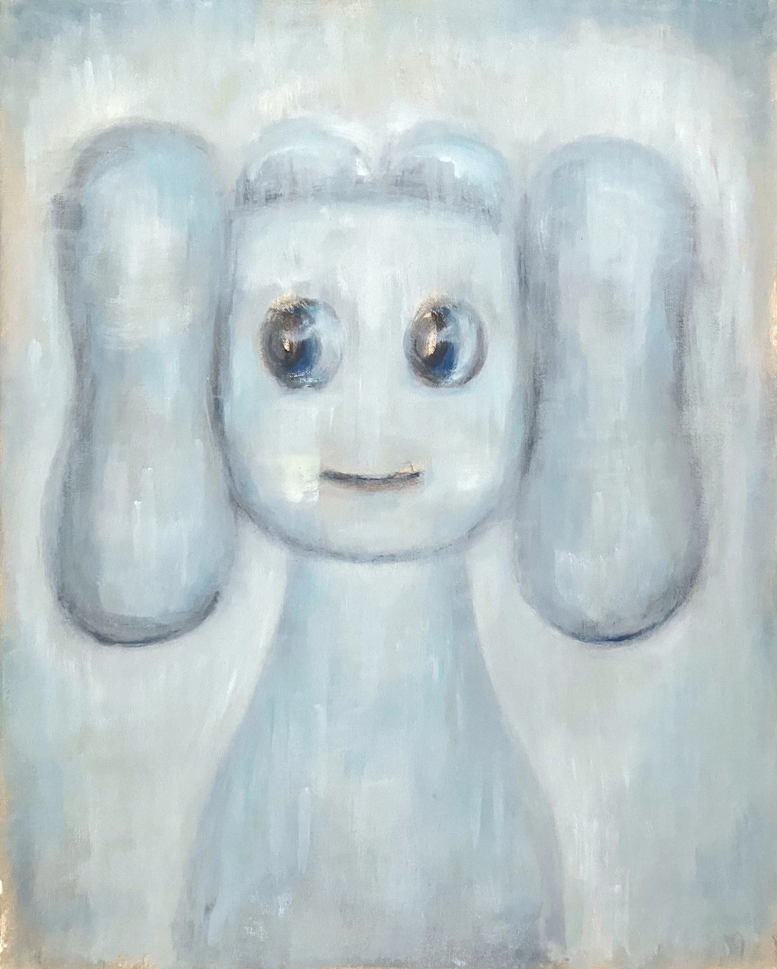 ICE BLUE BABY 2026 Oil on canvas 51 x 40.5 cm (20 x 16 in)