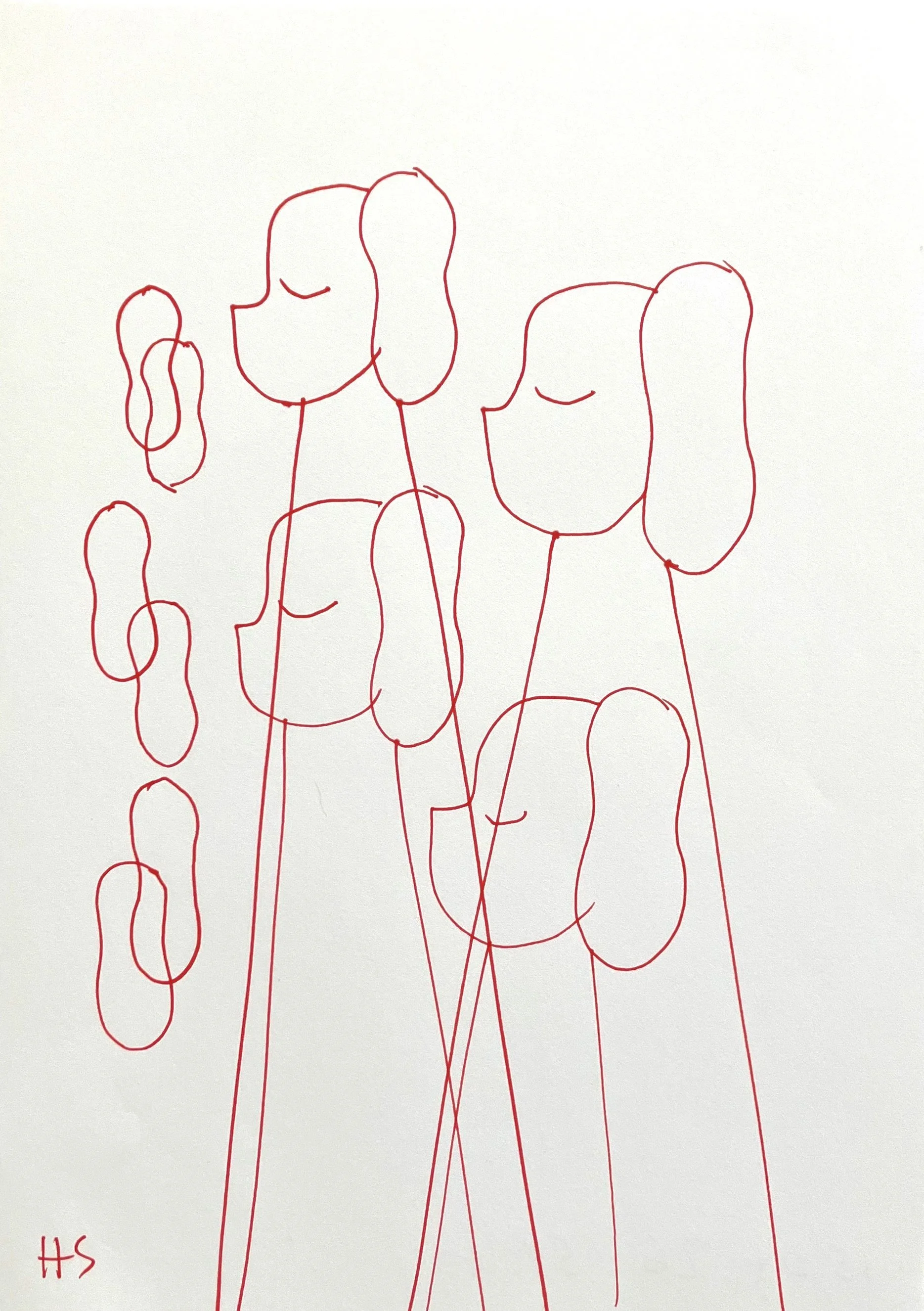 STILTS 2026 Felt tip on lightweight paper 29.7 x 21 cm