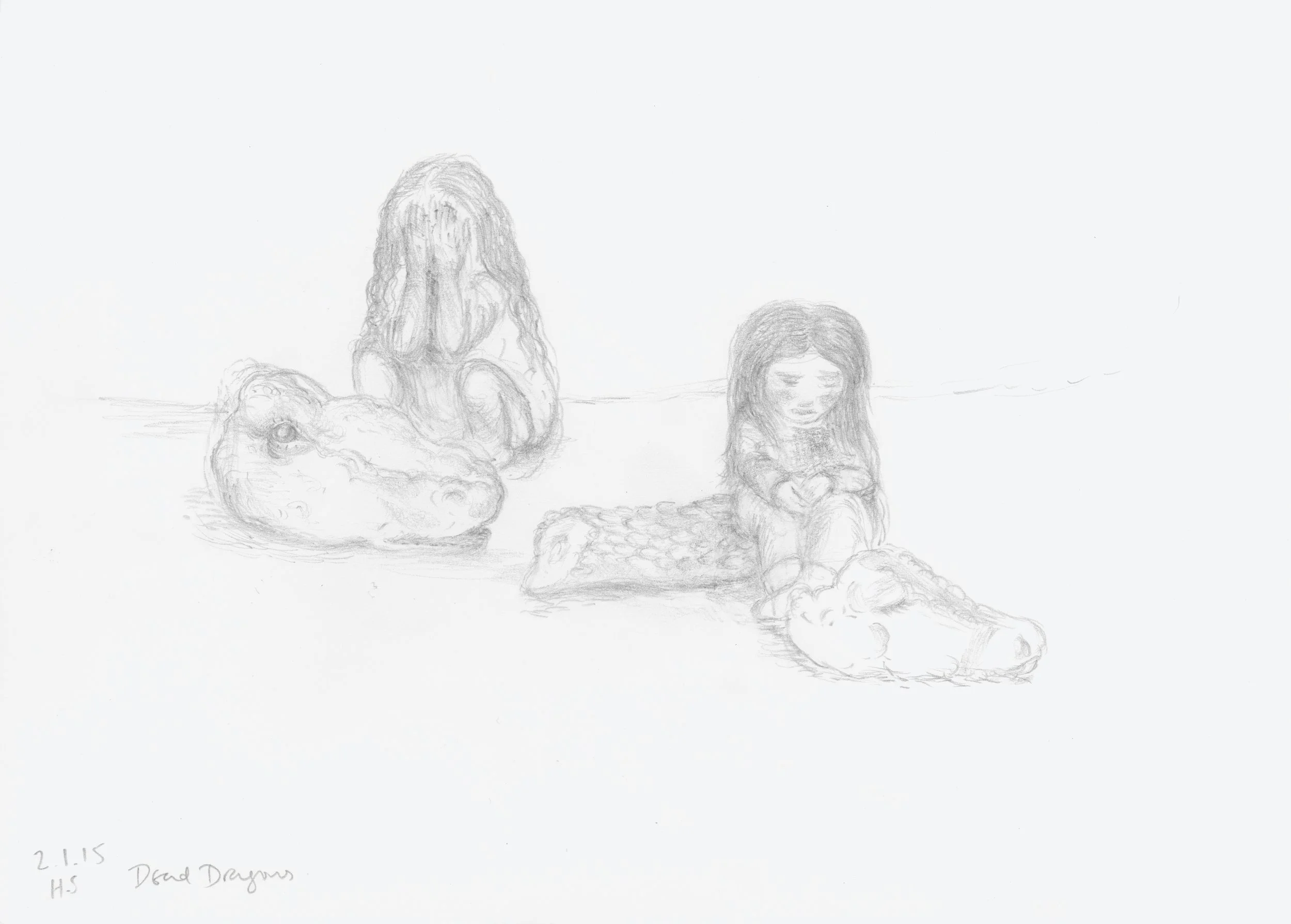 DEAD DRAGONS 2015 20.8 x 29.5 cm
