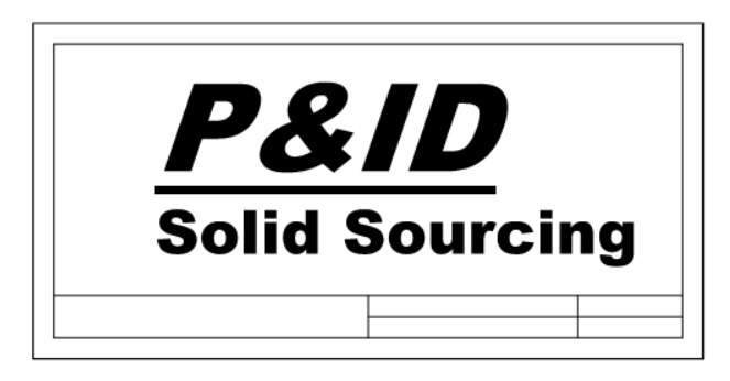 P&amp;ID Solid Sourcing