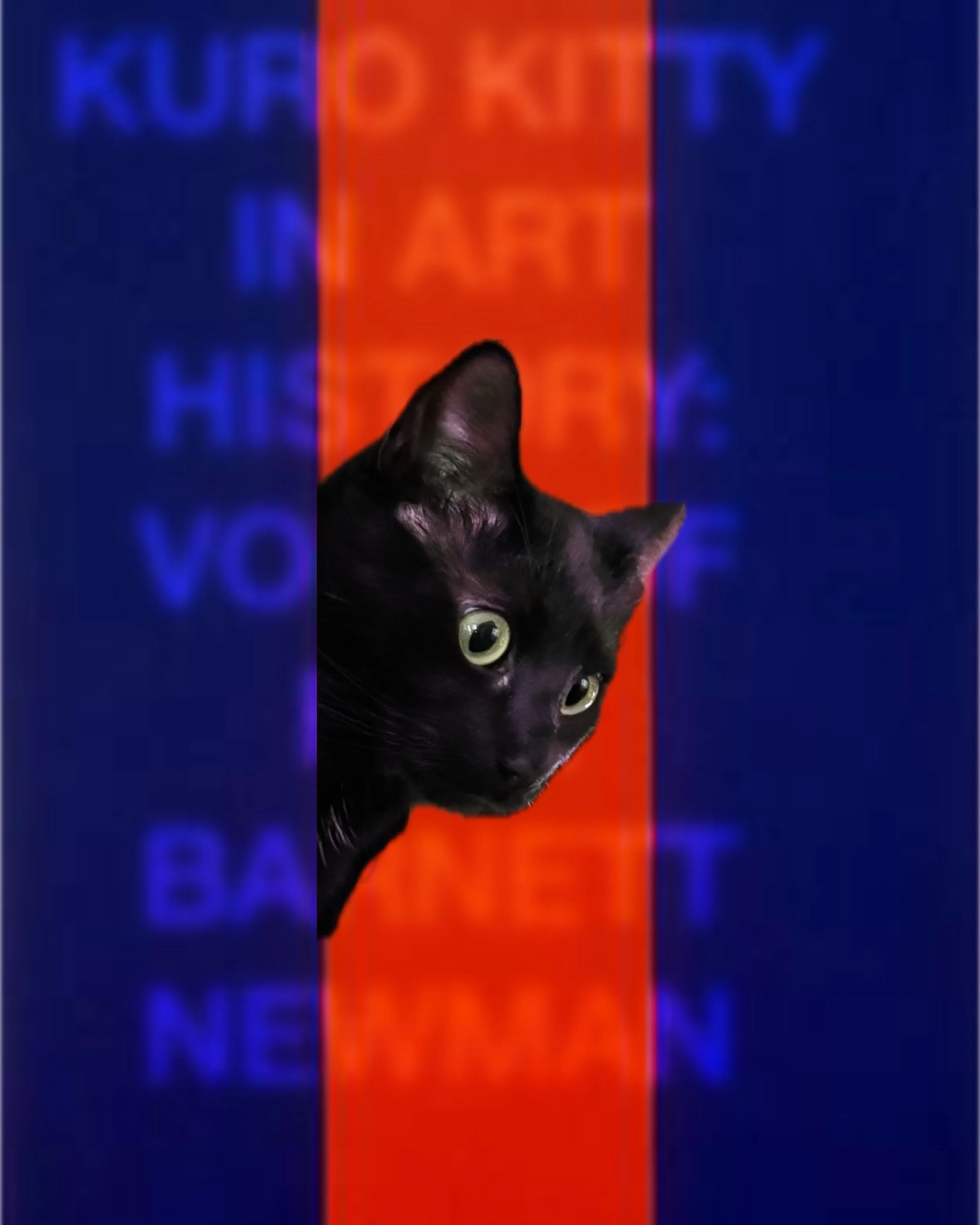 KURO KITTY IN ART HISTORY: VOICE OF FIRE, BARNETT NEWMAN