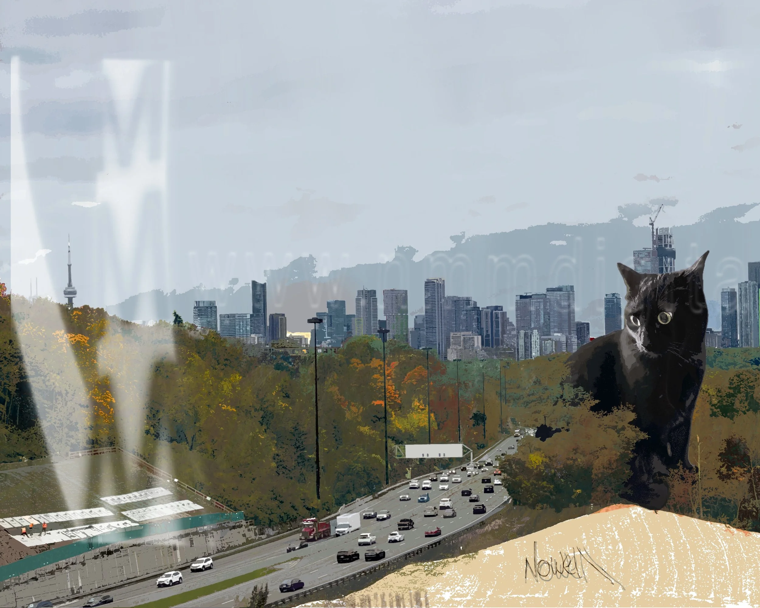 Kuro Kitty in the City: Don Valley Parkway