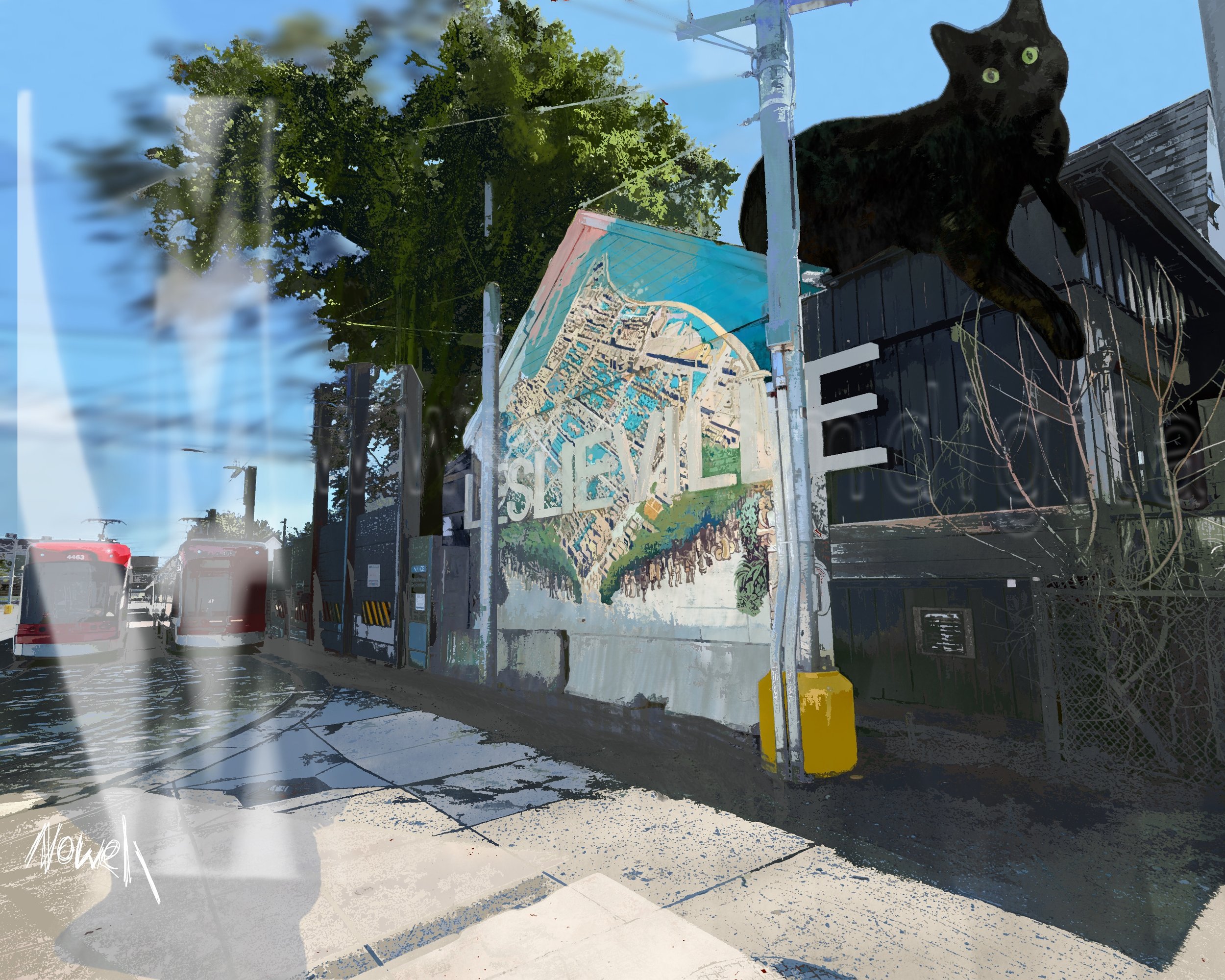 Kuro Kitty in the City: Leslieville