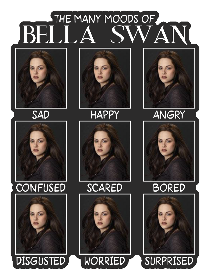 Bella Emotions Vinyl Sticker