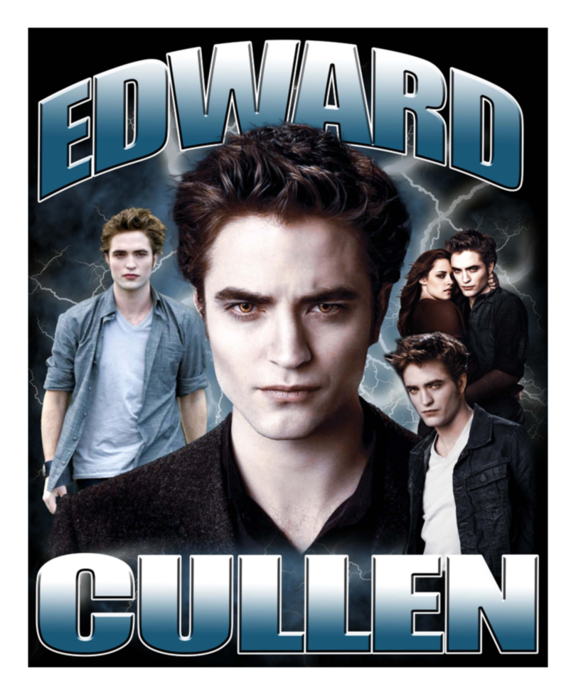 Edward Poster Vinyl Sticker