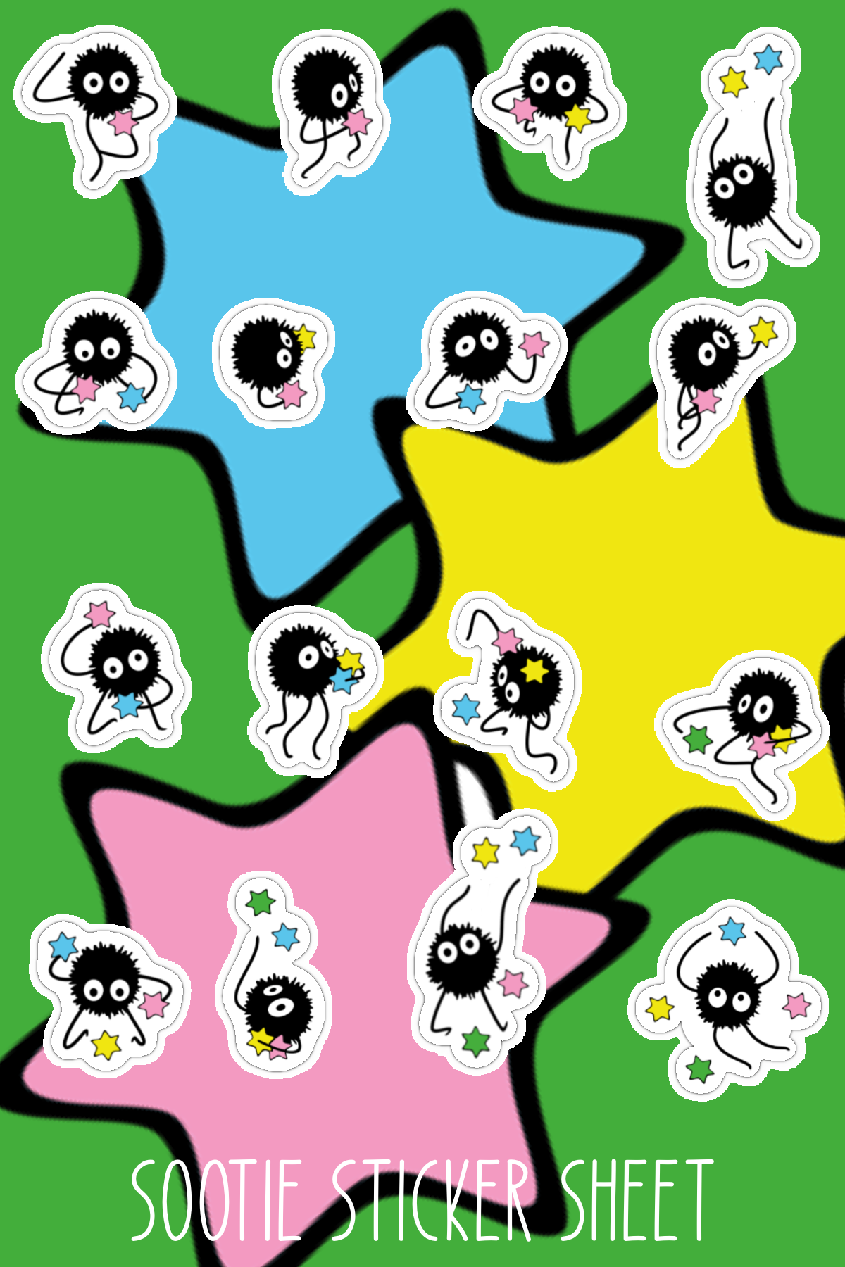 Dust Ball Vinyl Sticker Sheet