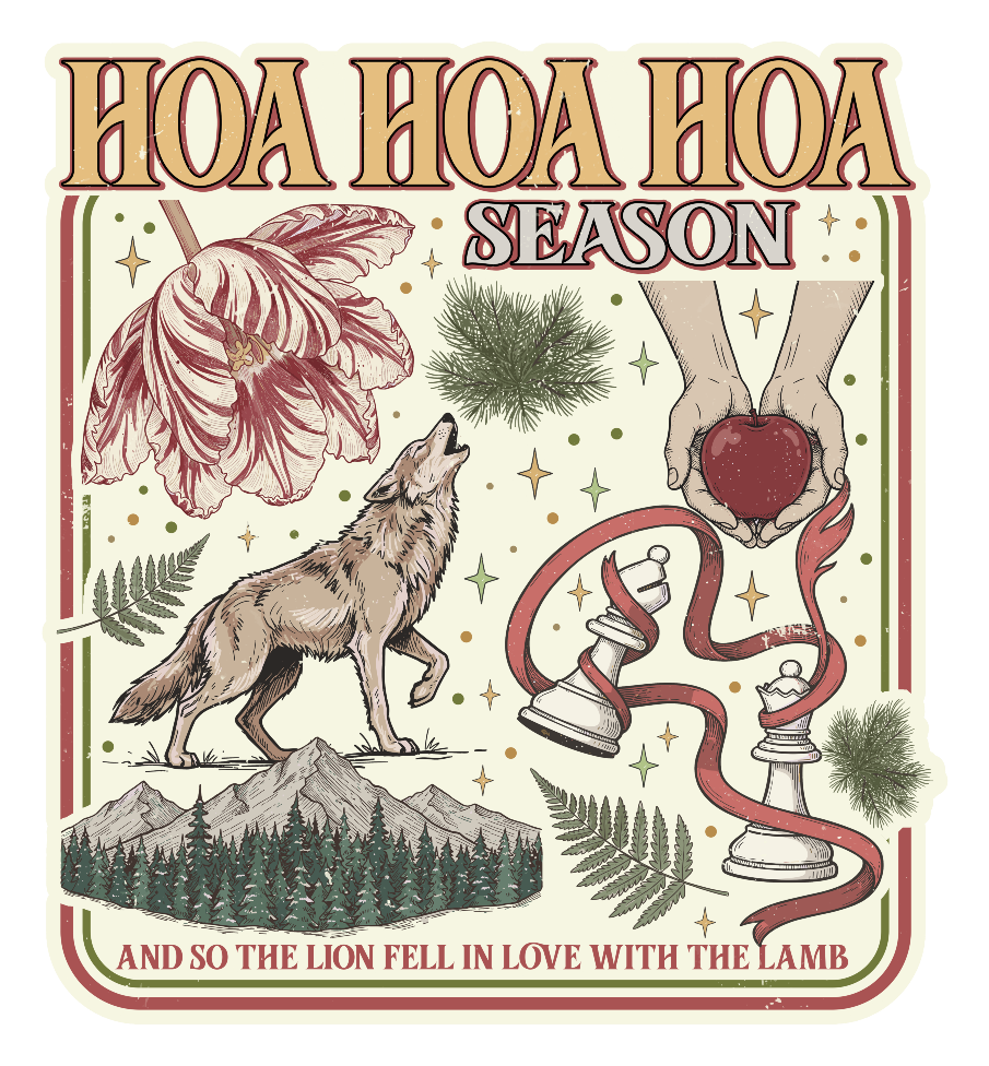 Hoa Hoa Hoa Season Vinyl Sticker